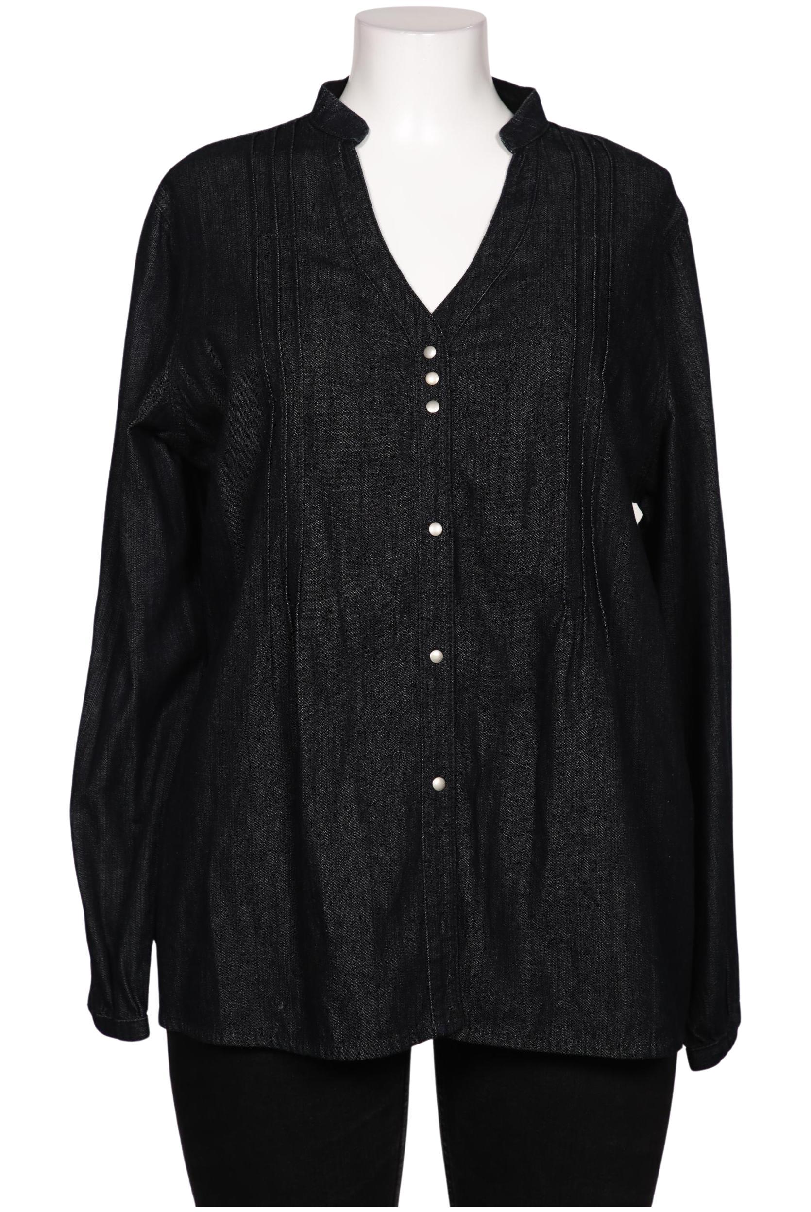 

Ulla Popken Damen Bluse, marineblau, Gr. 46