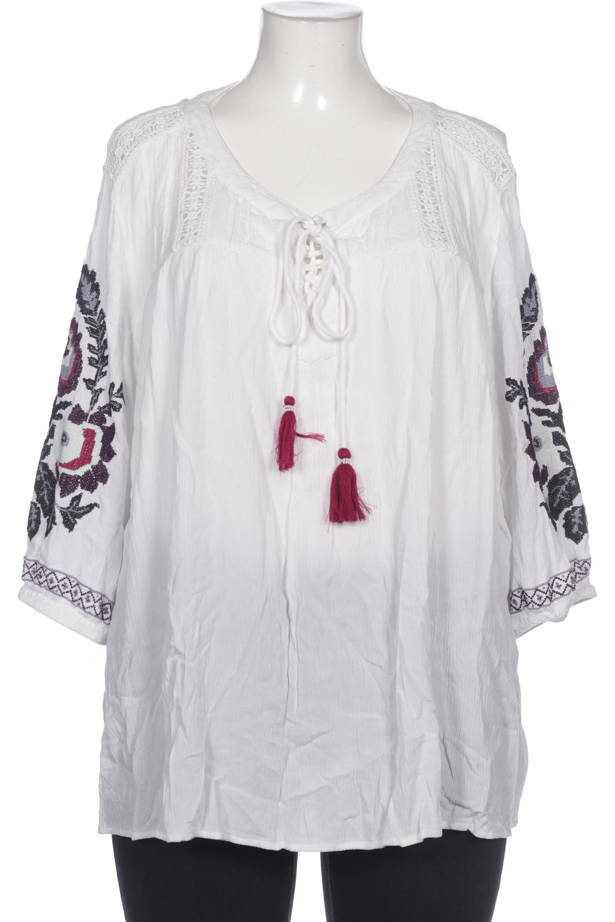 

Ulla Popken Damen Bluse, weiß, Gr. 46