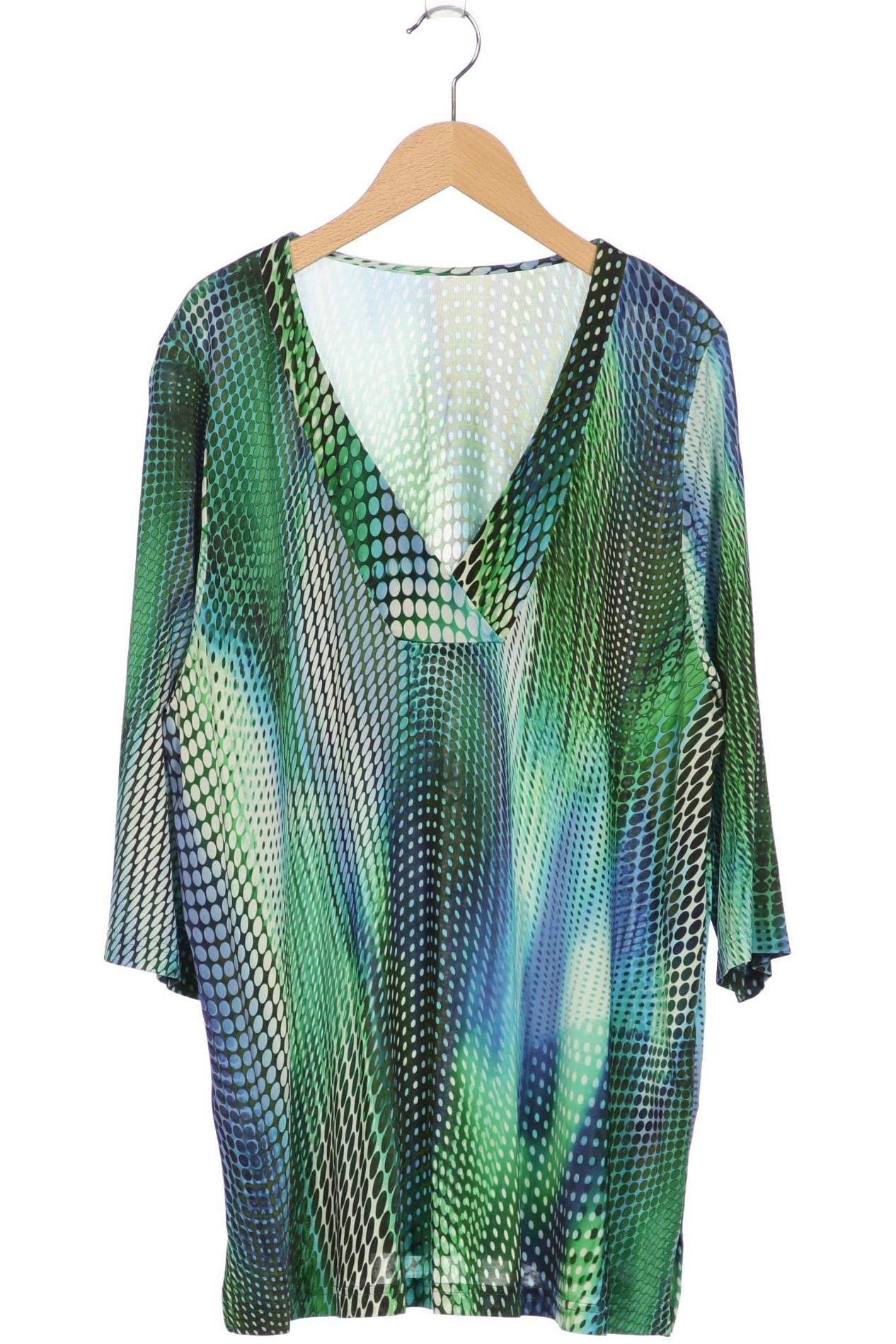 

Ulla Popken Damen Langarmshirt, grün, Gr. 46