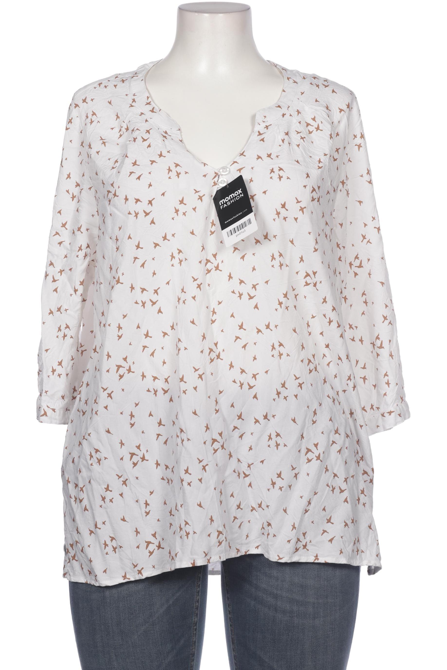

Ulla Popken Damen Bluse, weiß, Gr. 46