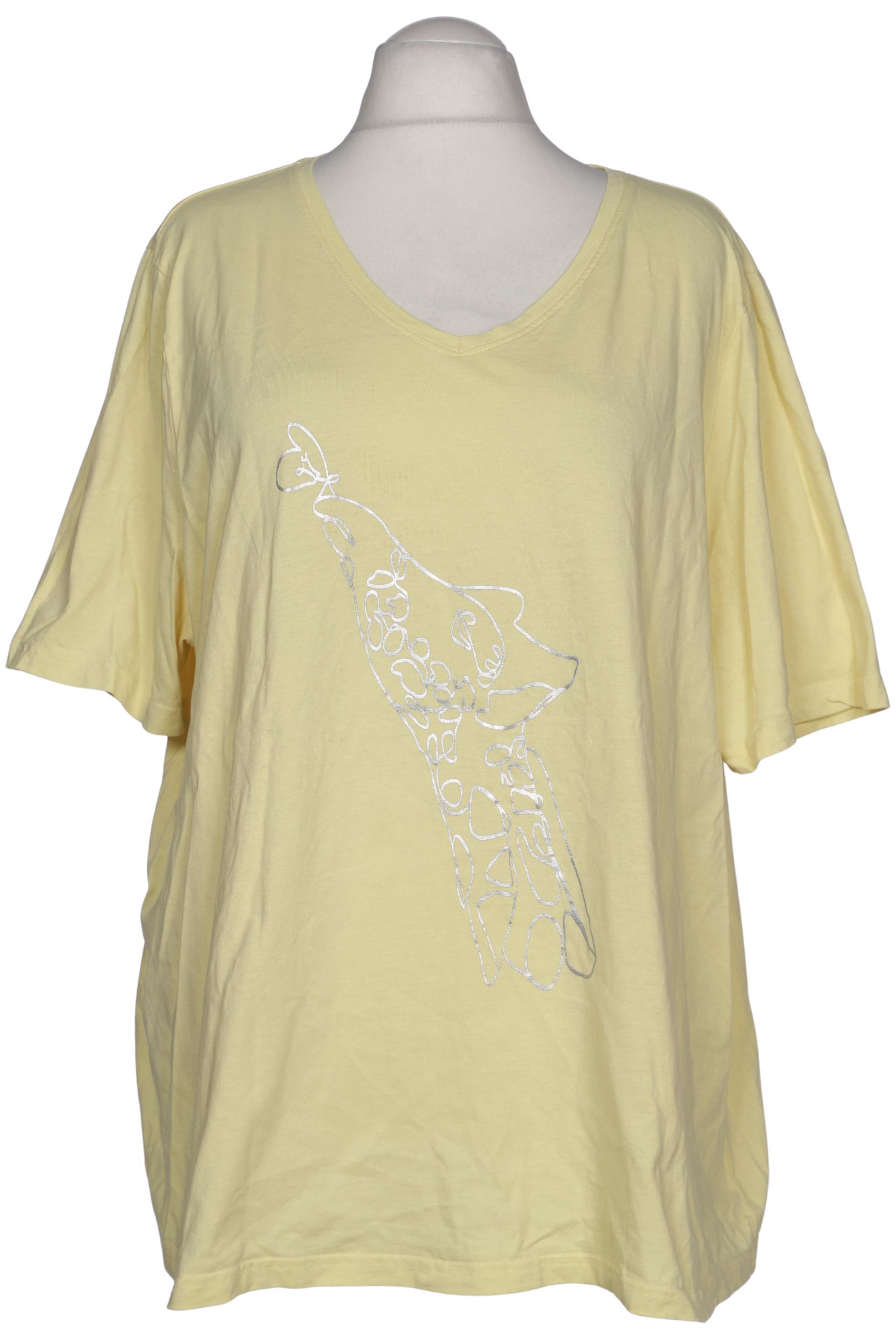 

Ulla Popken Damen T-Shirt, gelb, Gr. 54
