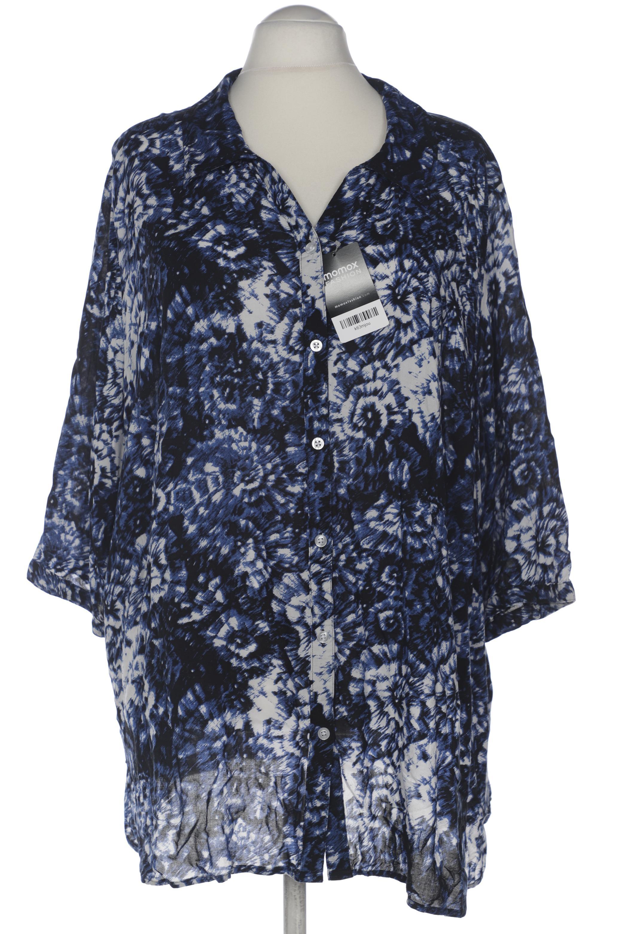 

Ulla Popken Damen Bluse, blau, Gr. 54