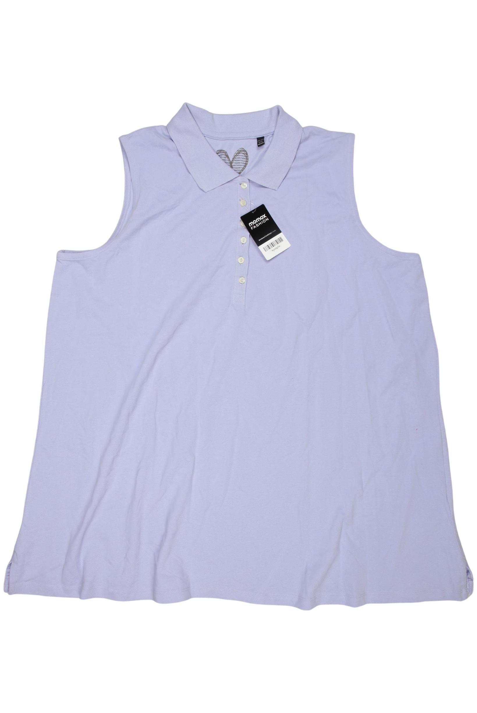 

Ulla Popken Damen Poloshirt, hellblau, Gr. 50