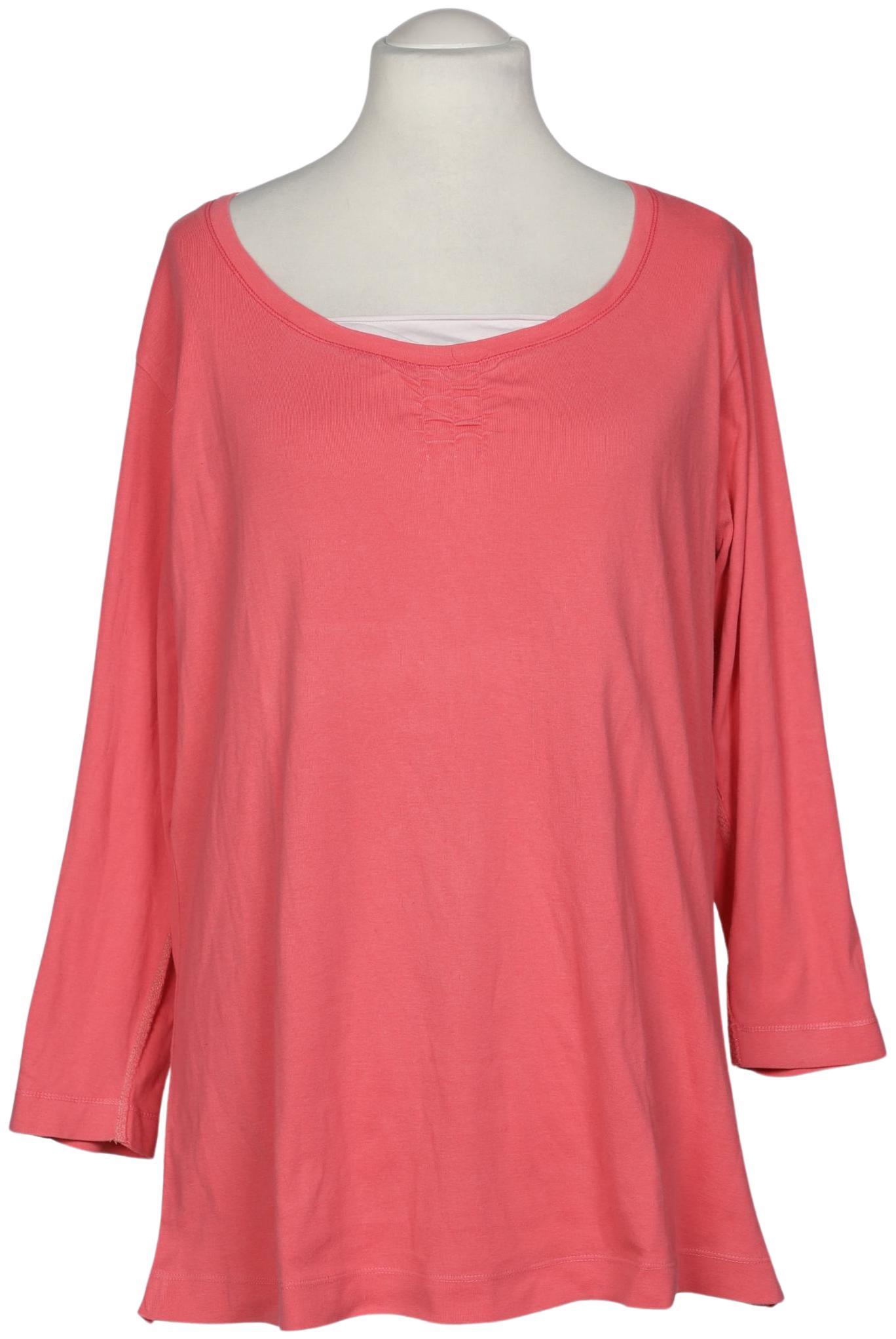 

Ulla Popken Damen Langarmshirt, pink, Gr. 52