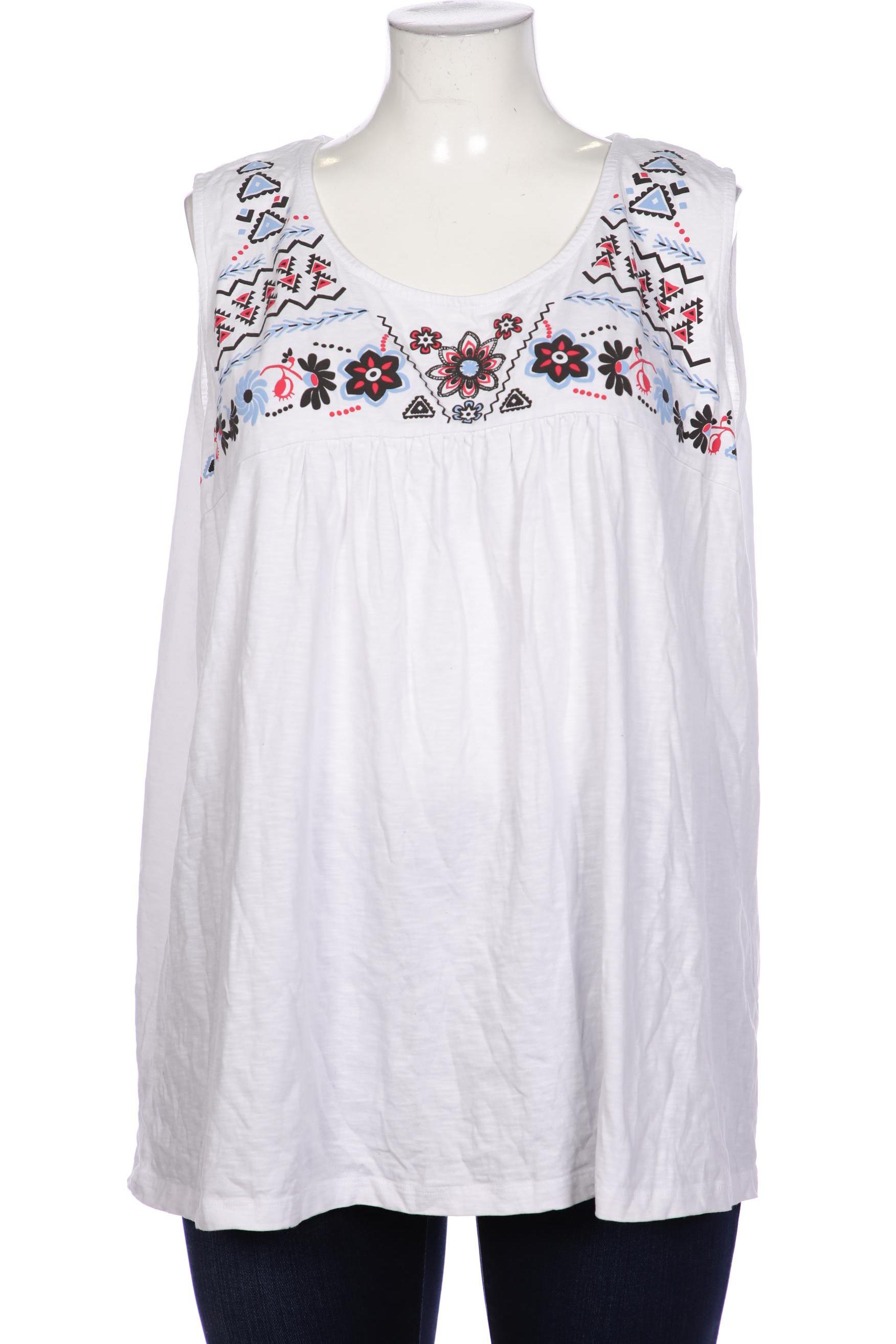 

Ulla Popken Damen Top, weiß, Gr. 46