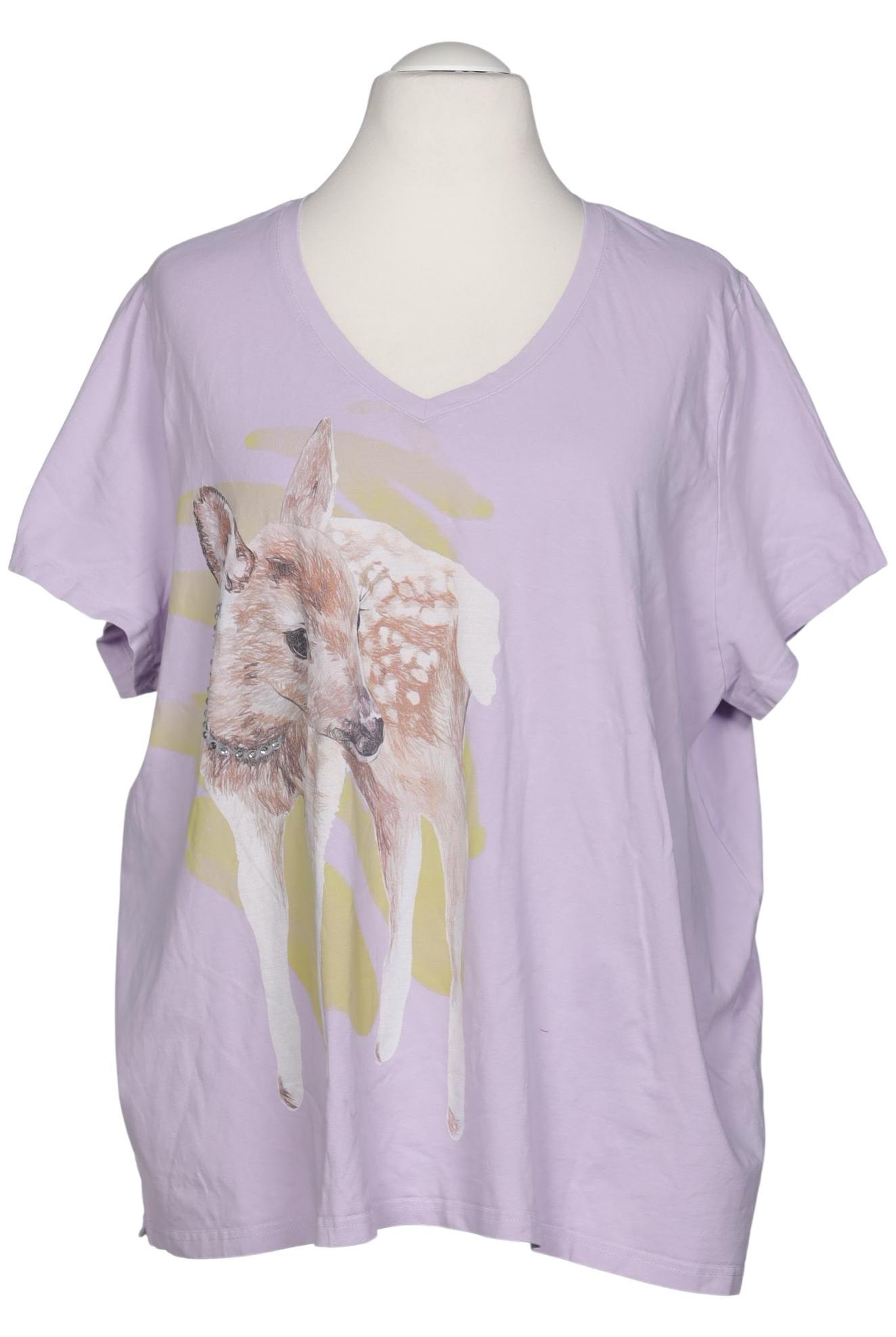 

Ulla Popken Damen T-Shirt, flieder, Gr. 58