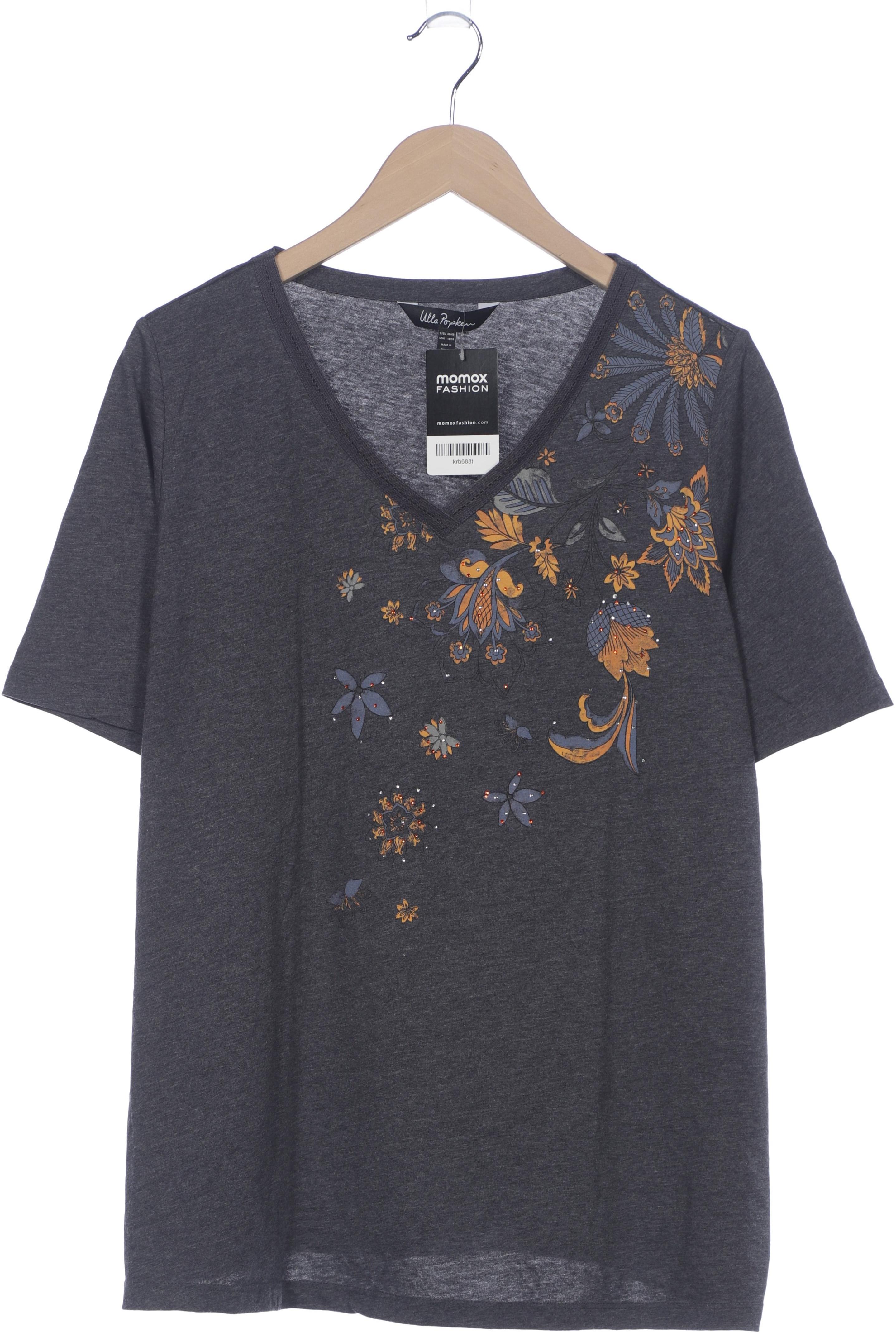 

Ulla Popken Damen T-Shirt, grau, Gr. 46