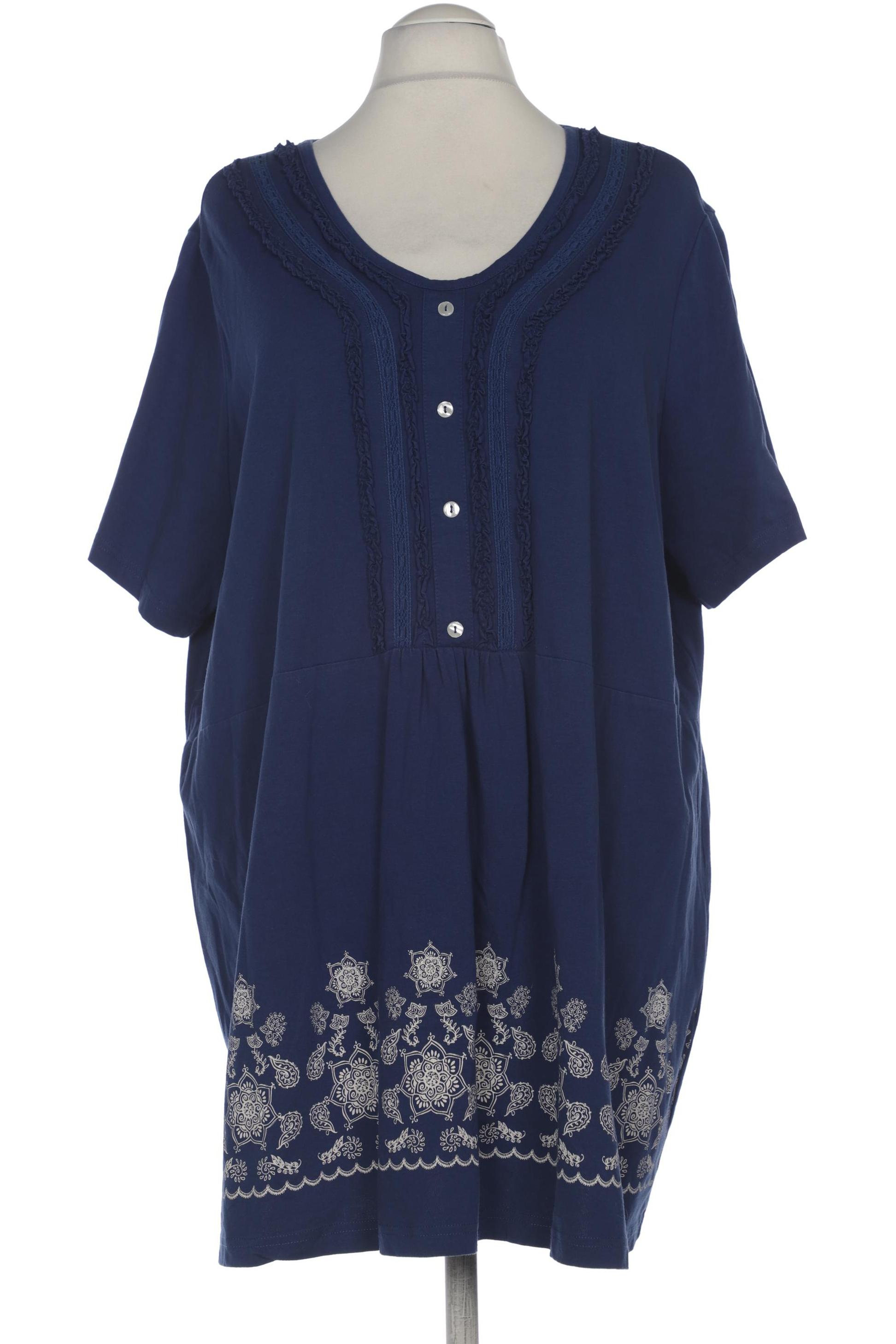 

Ulla Popken Damen Bluse, marineblau, Gr. 54