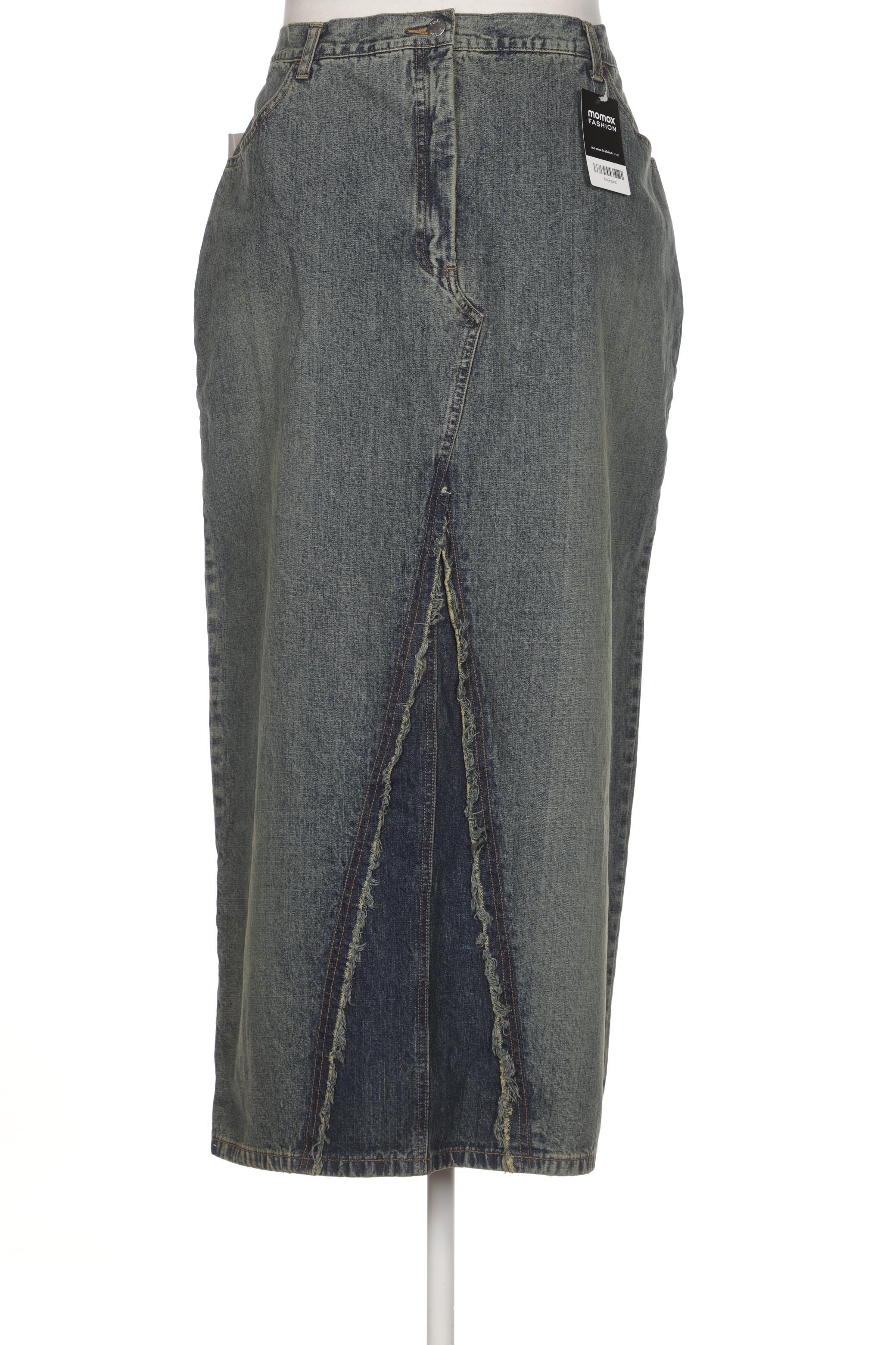 

Ulla Popken Damen Rock, blau, Gr. 48