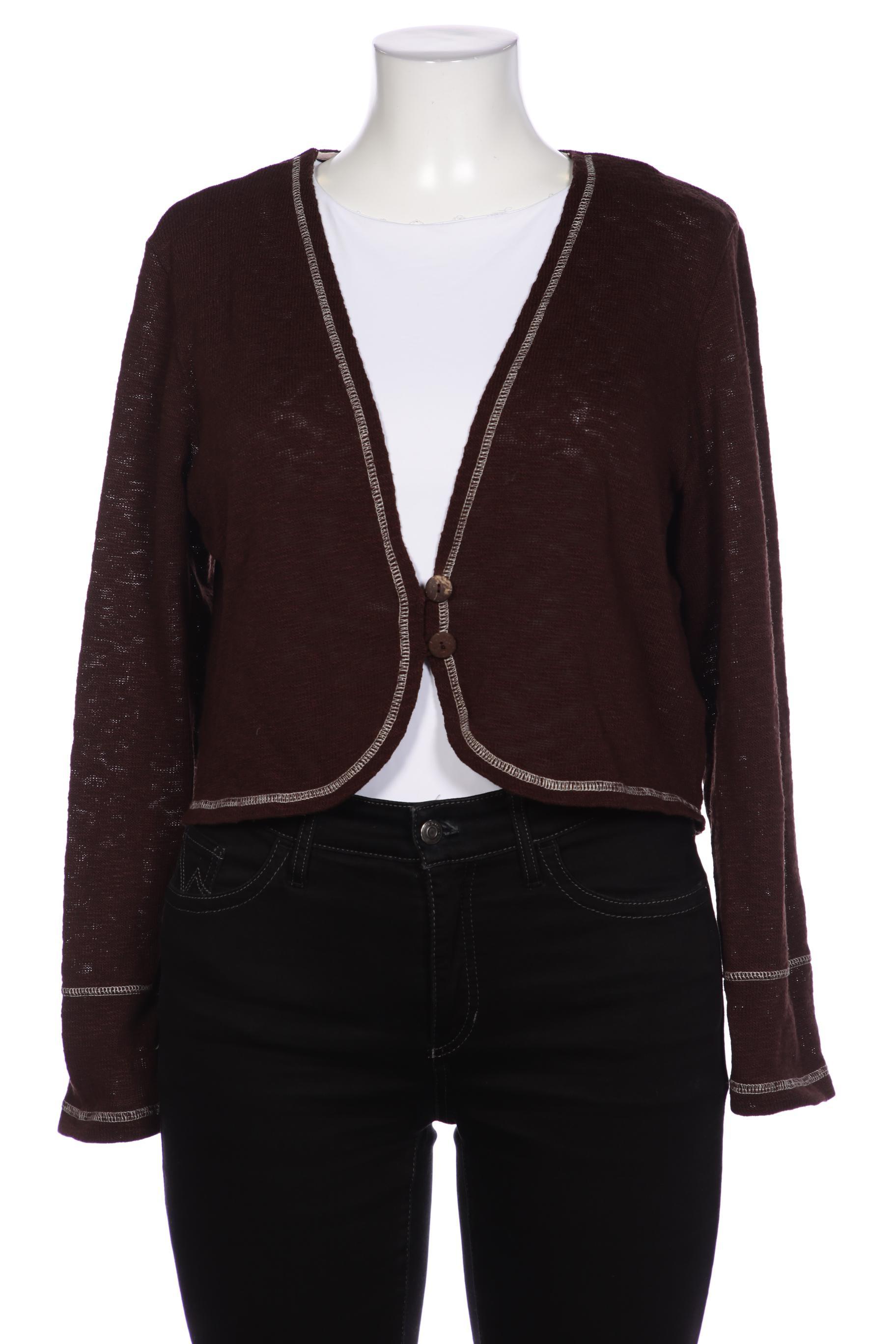 

Ulla Popken Damen Strickjacke, braun, Gr. 46