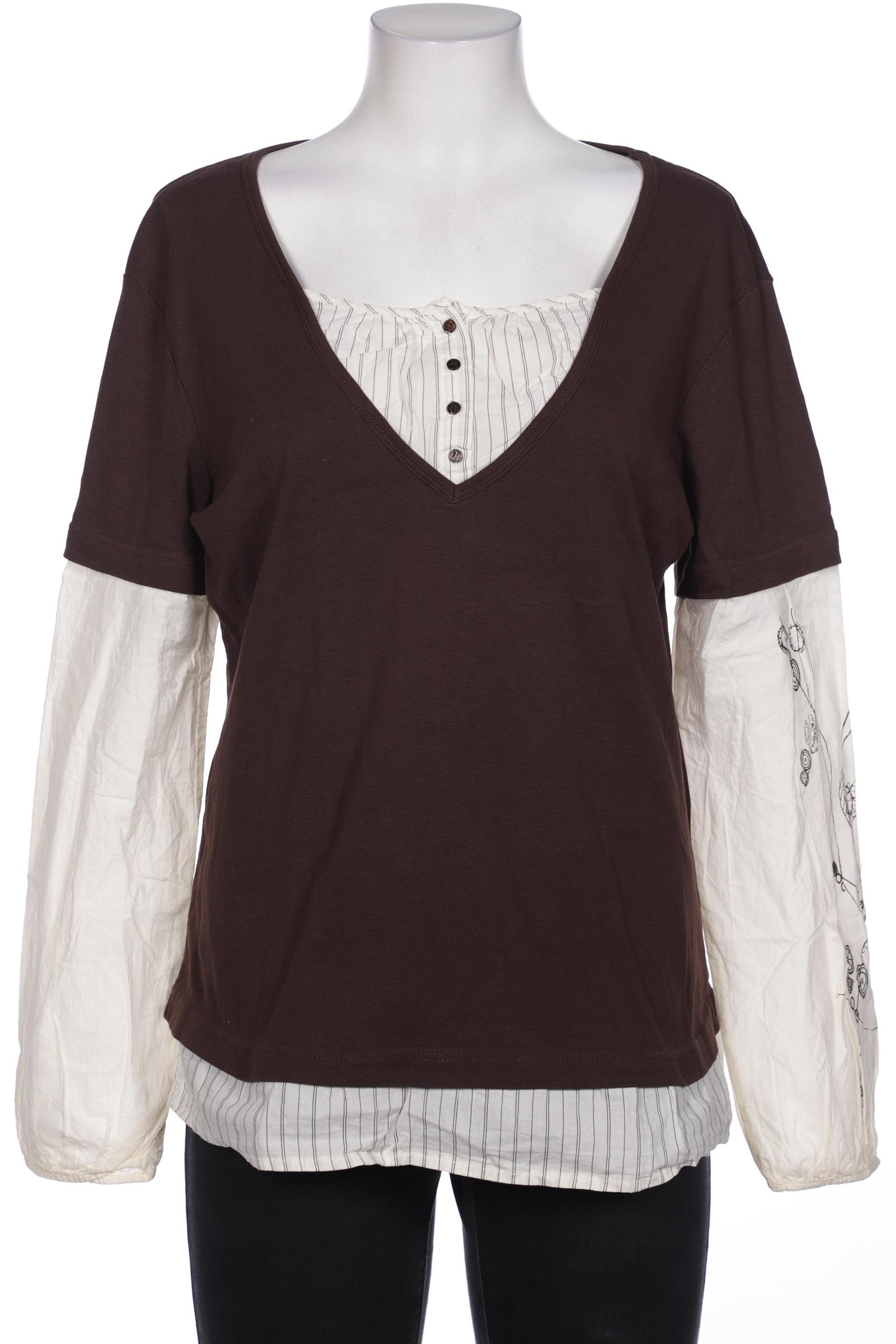 

Ulla Popken Damen Bluse, braun, Gr. 42