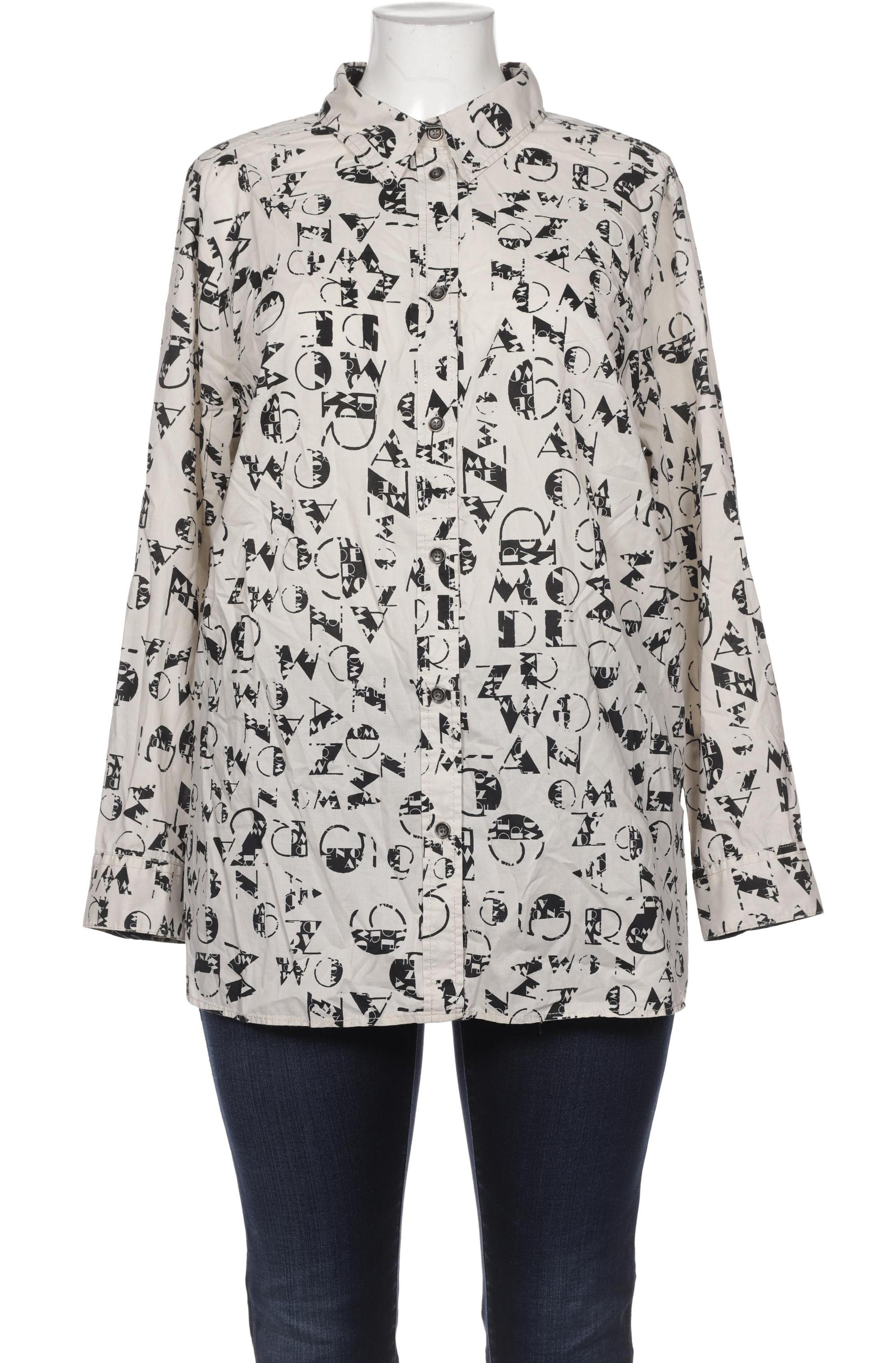 

Ulla Popken Damen Bluse, cremeweiß, Gr. 46