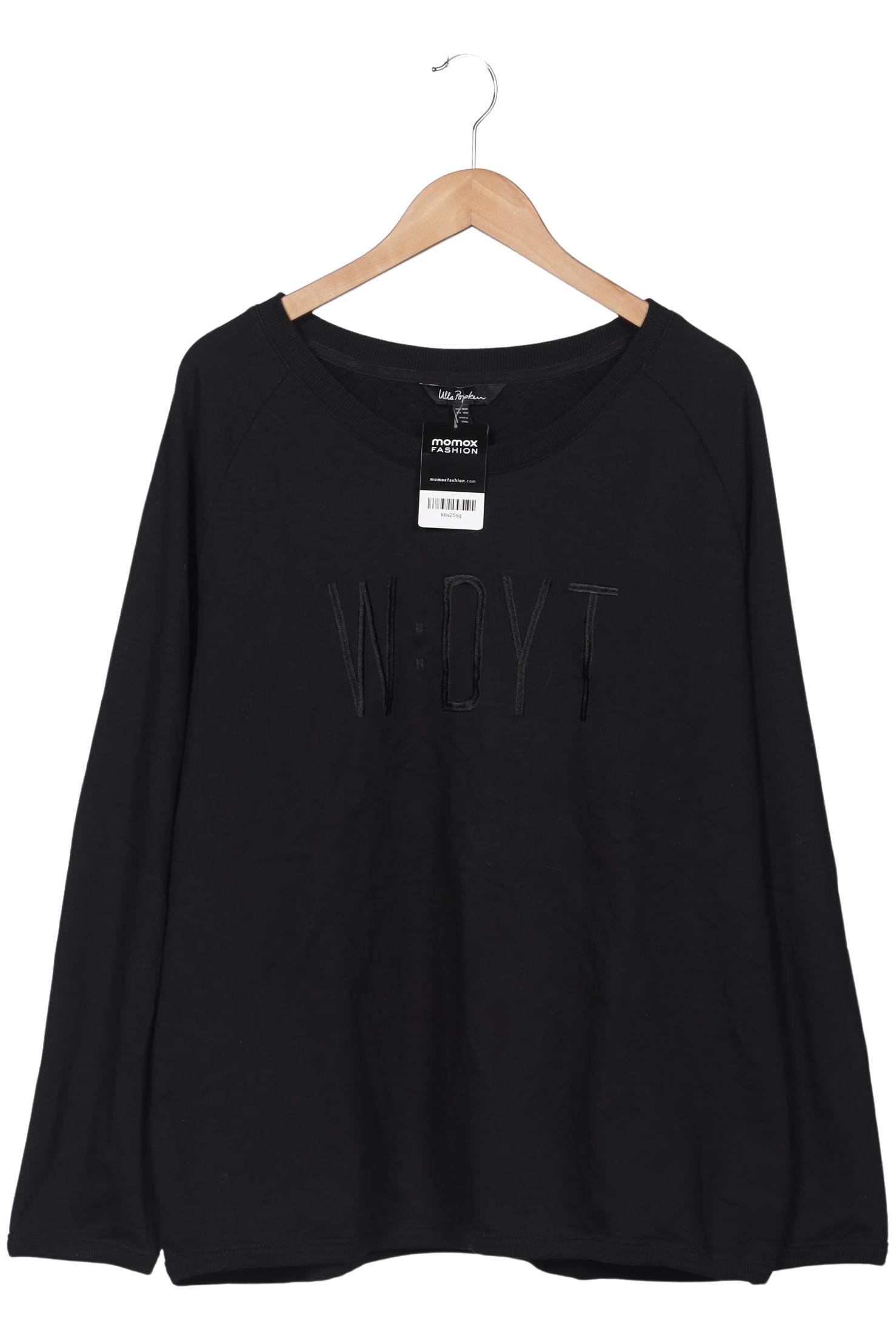 

Ulla Popken Damen Sweatshirt, schwarz, Gr. 46