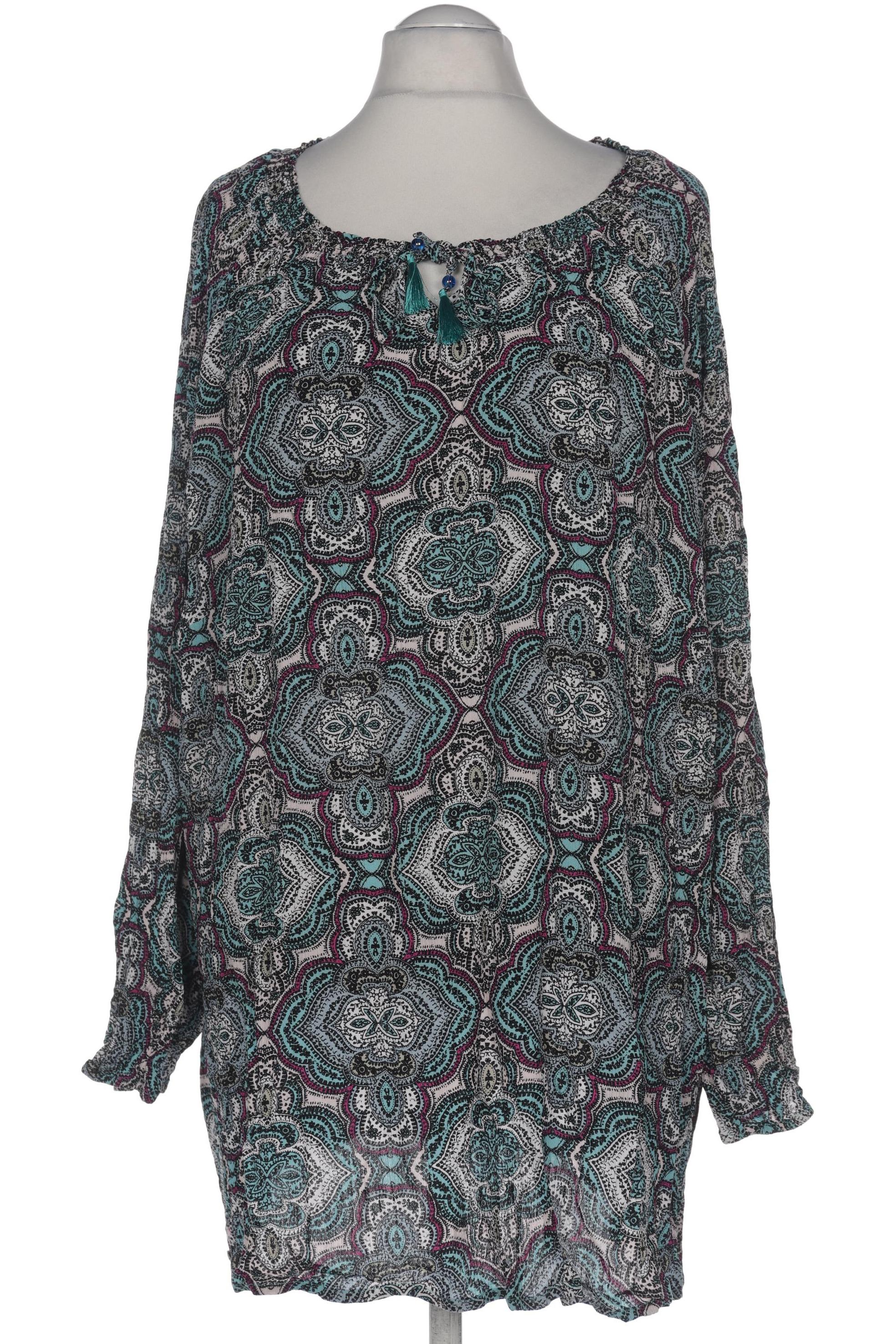 

Ulla Popken Damen Bluse, türkis, Gr. 58