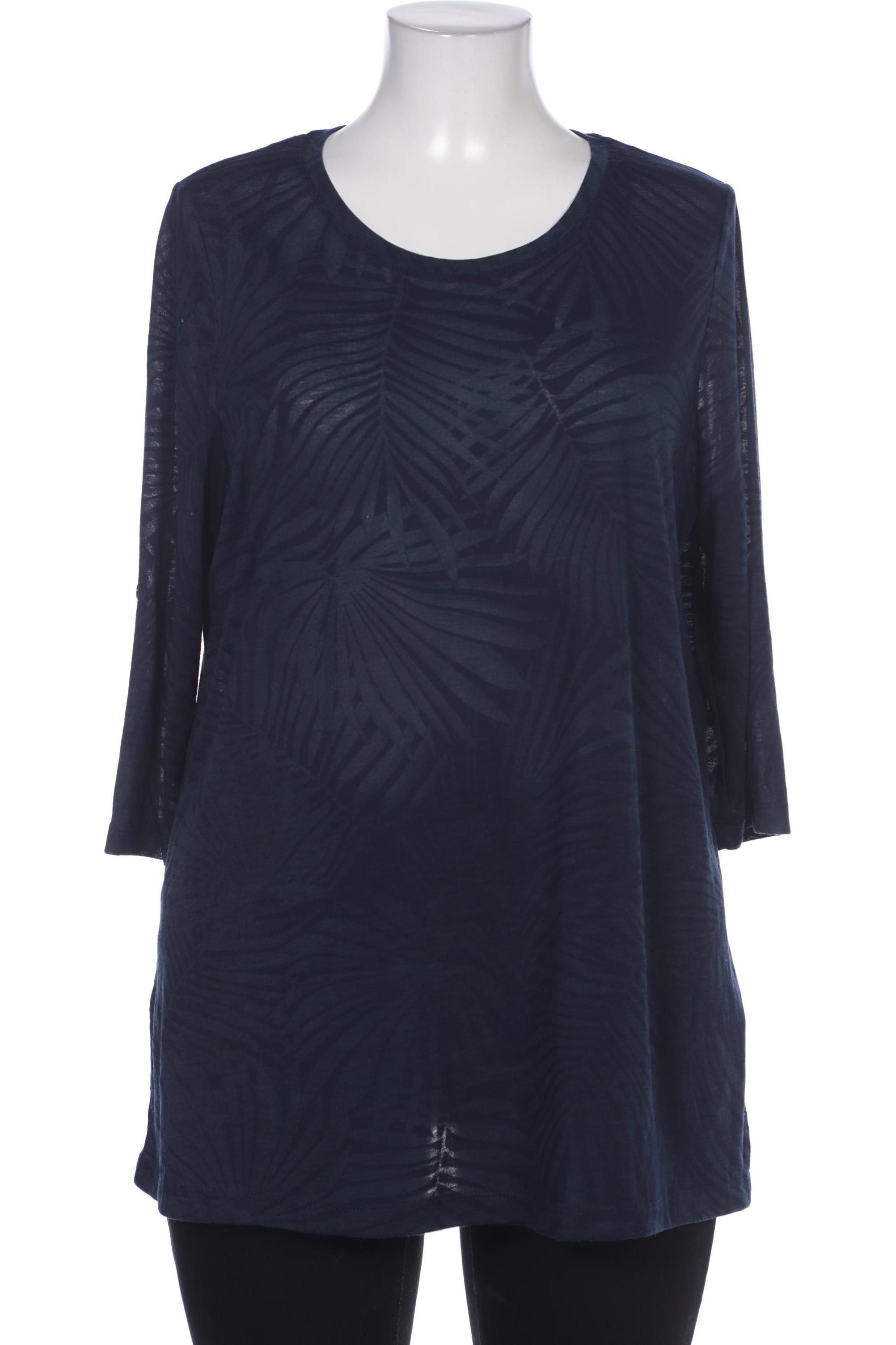 

Ulla Popken Damen Langarmshirt, marineblau, Gr. 46