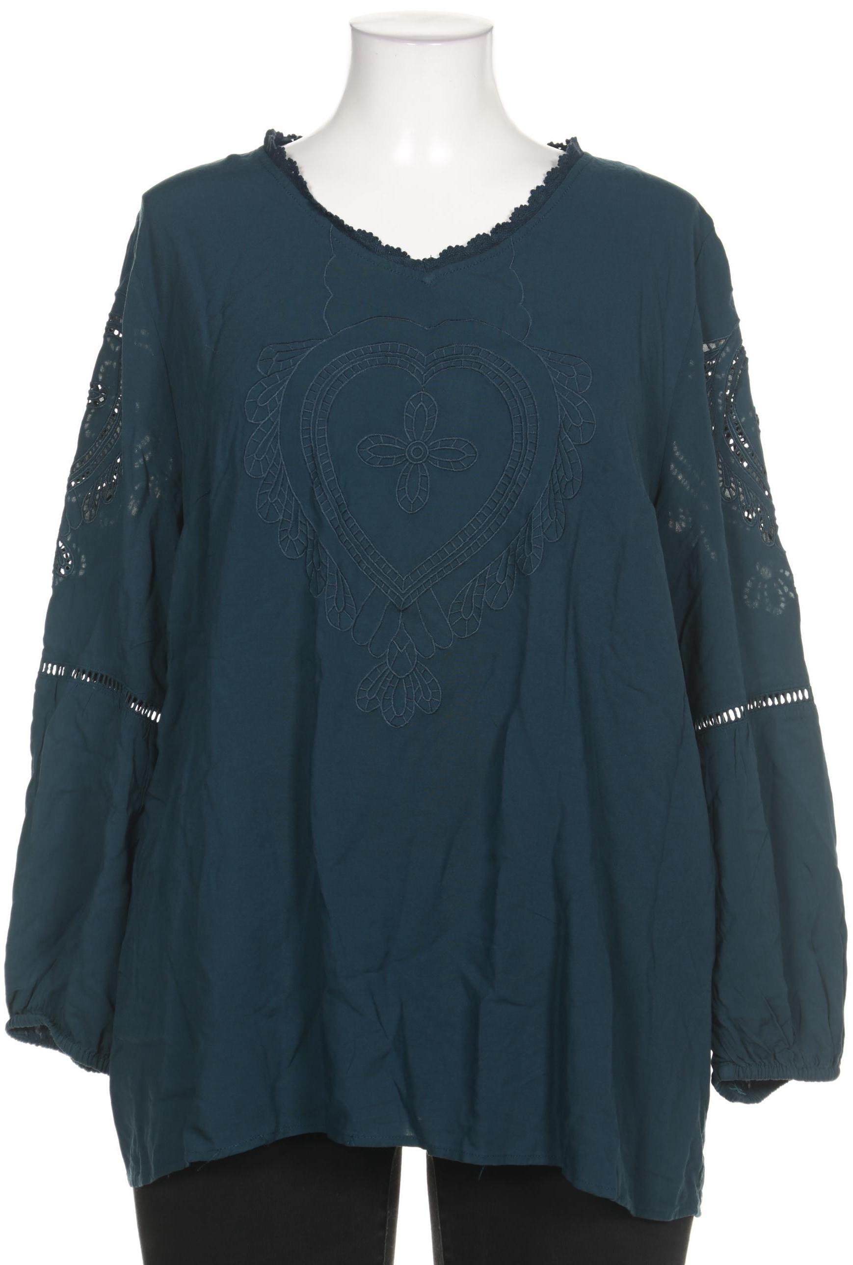 

Ulla Popken Damen Bluse, türkis, Gr. 50