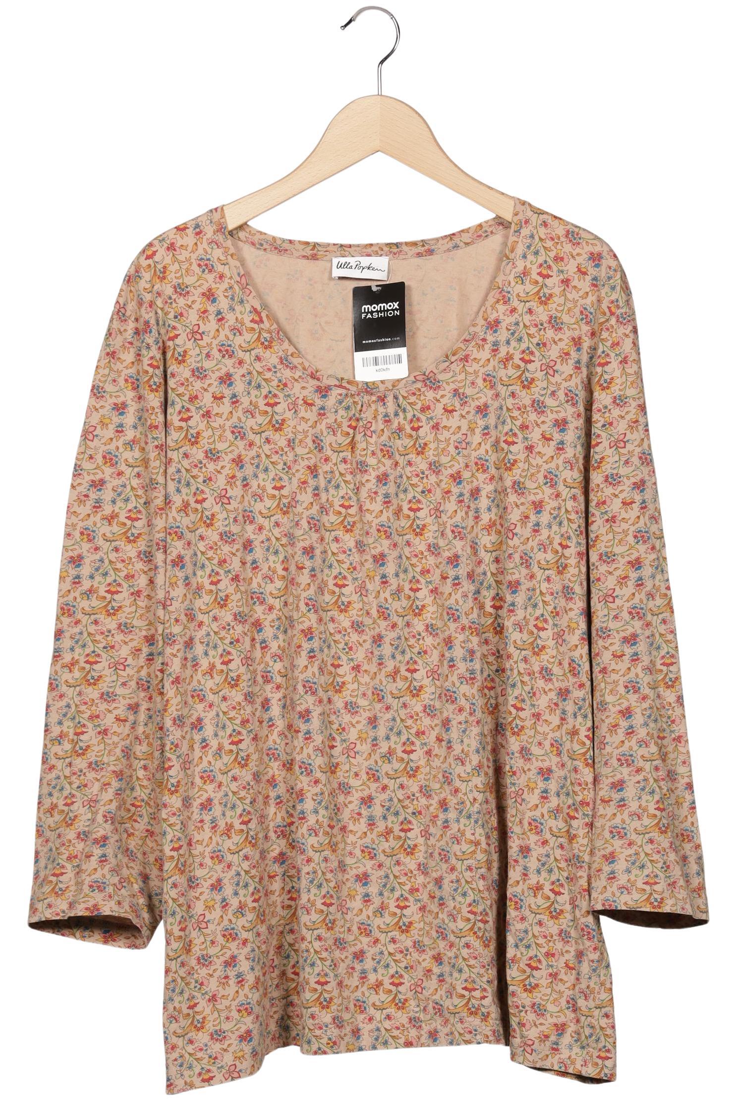 

Ulla Popken Damen Langarmshirt, beige, Gr. 54