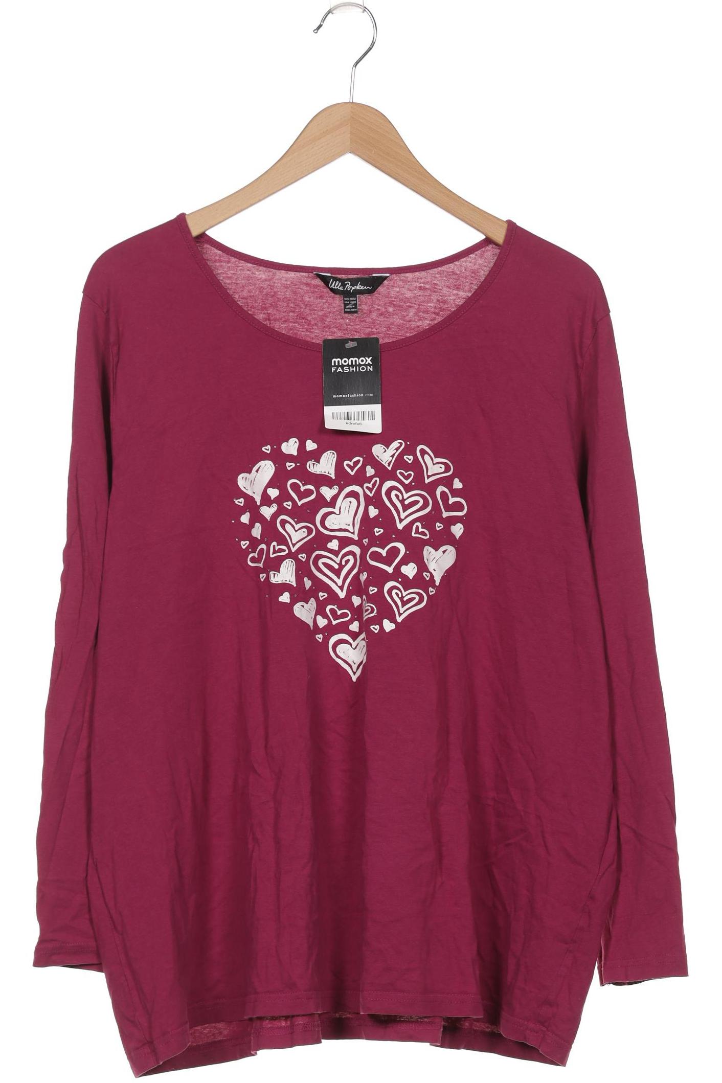 

Ulla Popken Damen Langarmshirt, pink, Gr. 50
