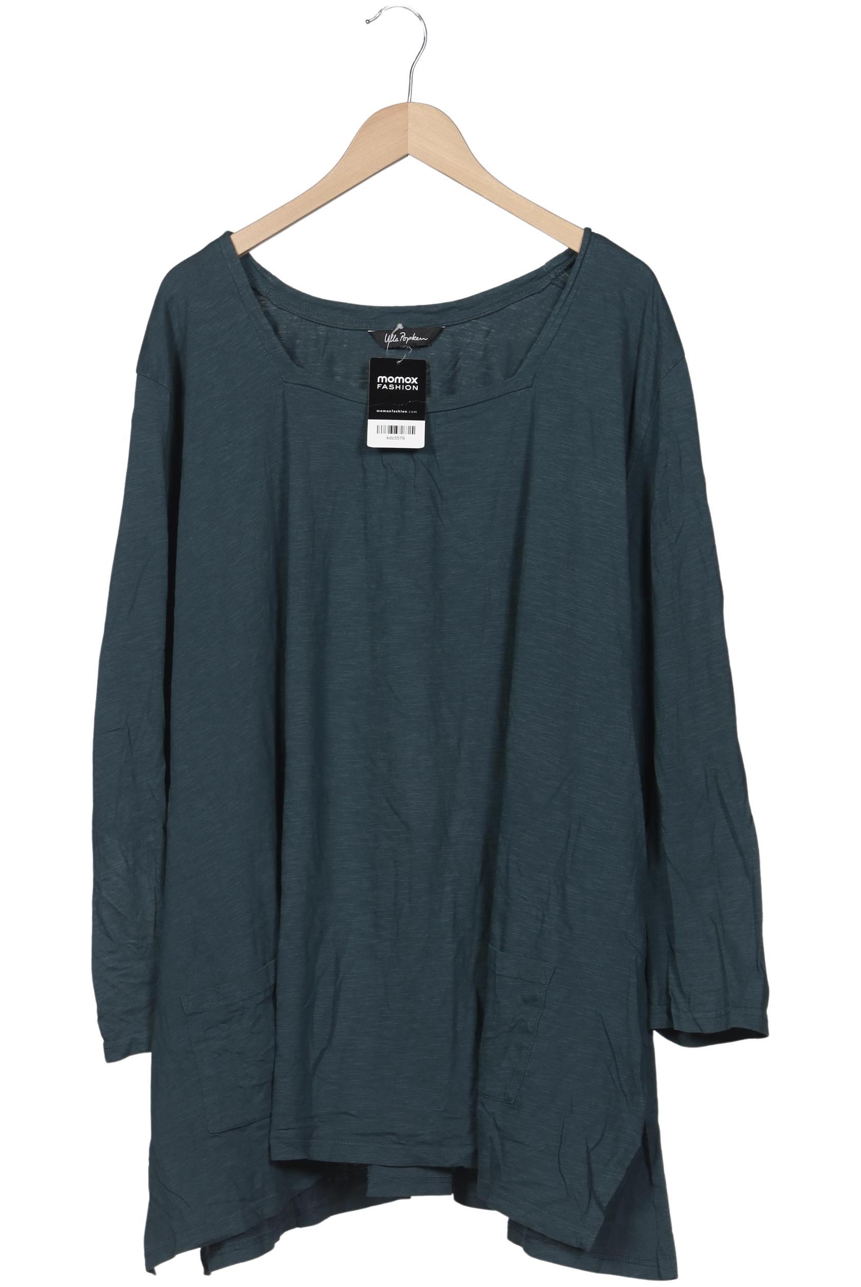 

Ulla Popken Damen Langarmshirt, türkis, Gr. 48