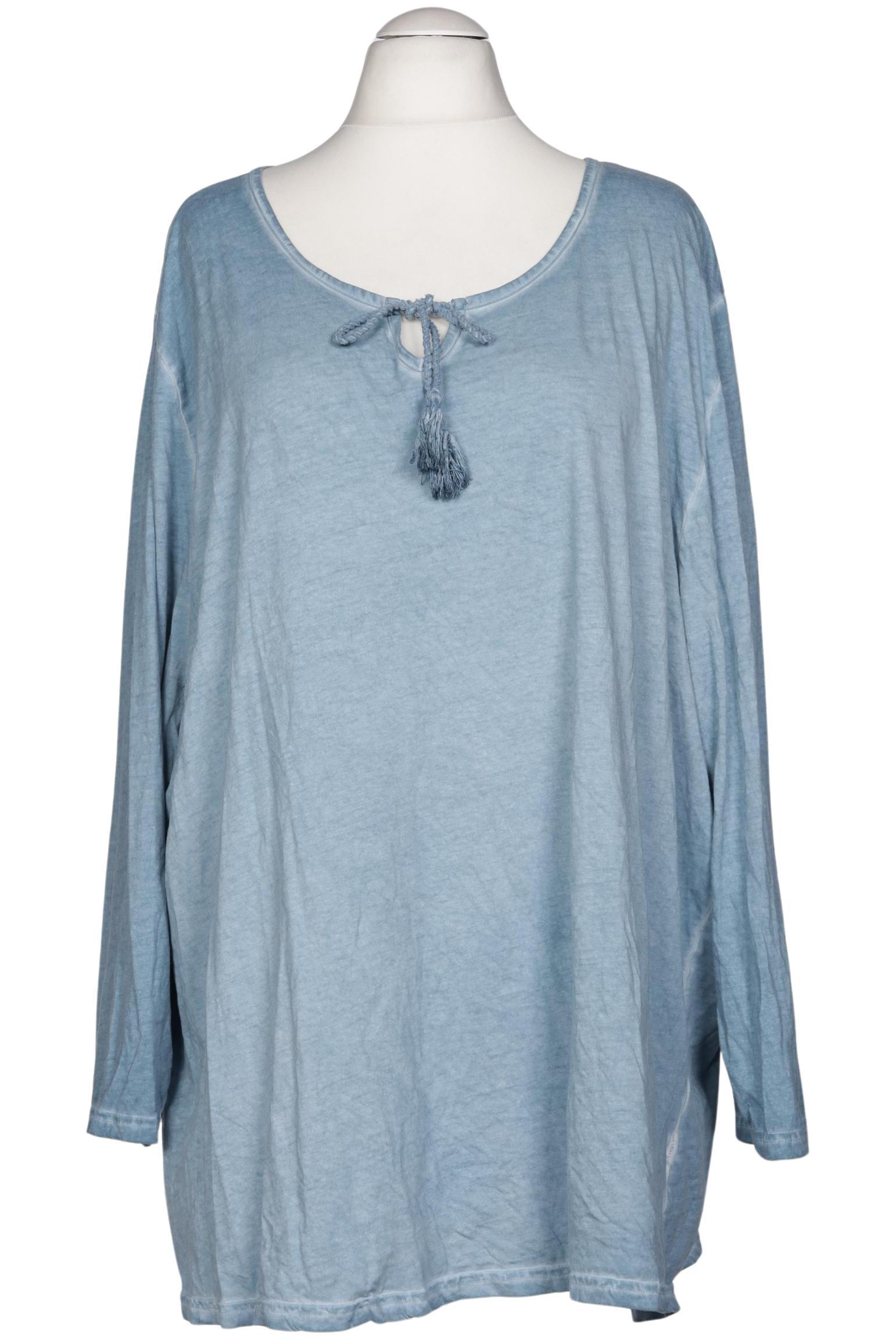 

Ulla Popken Damen Langarmshirt, hellblau, Gr. 58