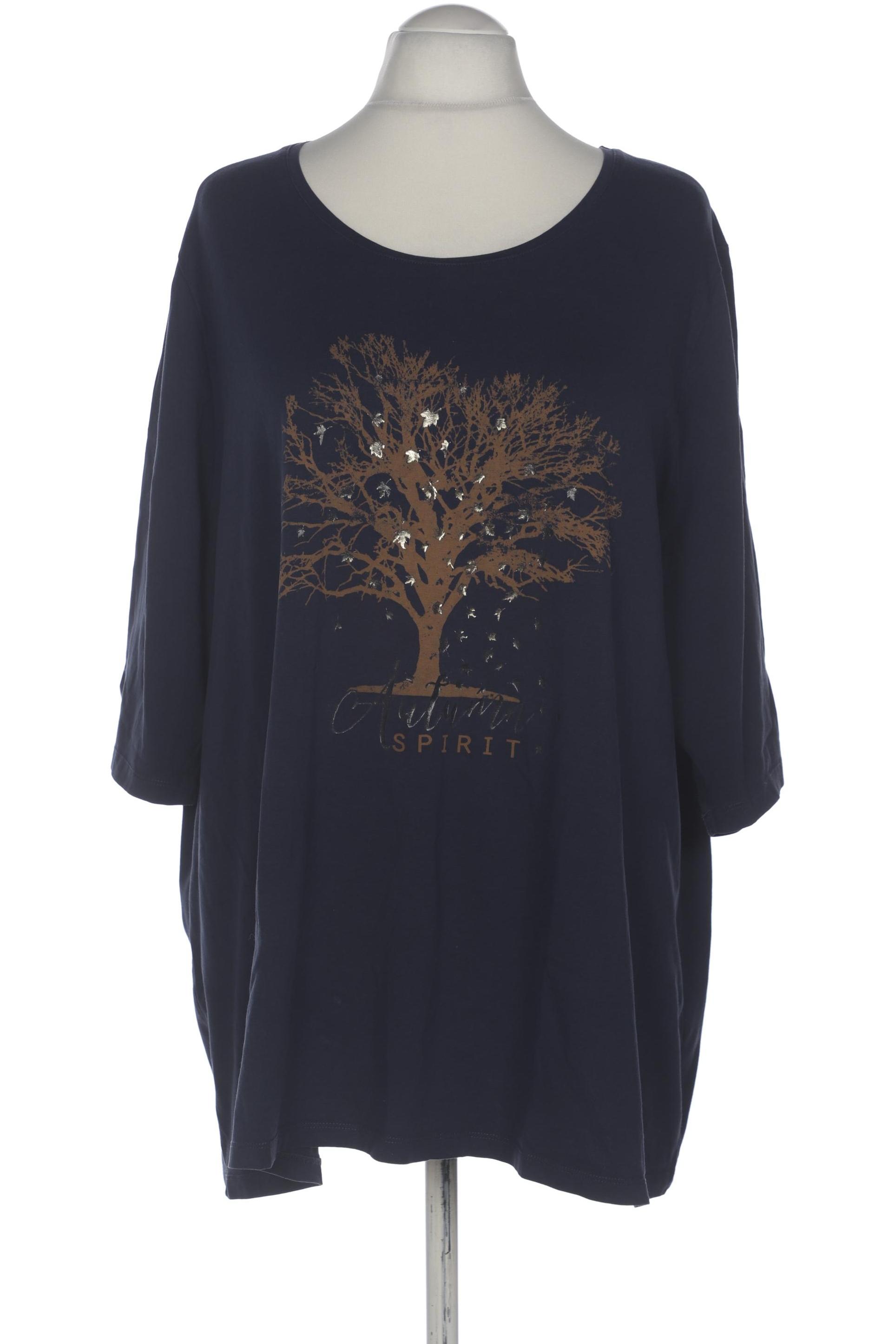 

Ulla Popken Damen T-Shirt, marineblau, Gr. 58