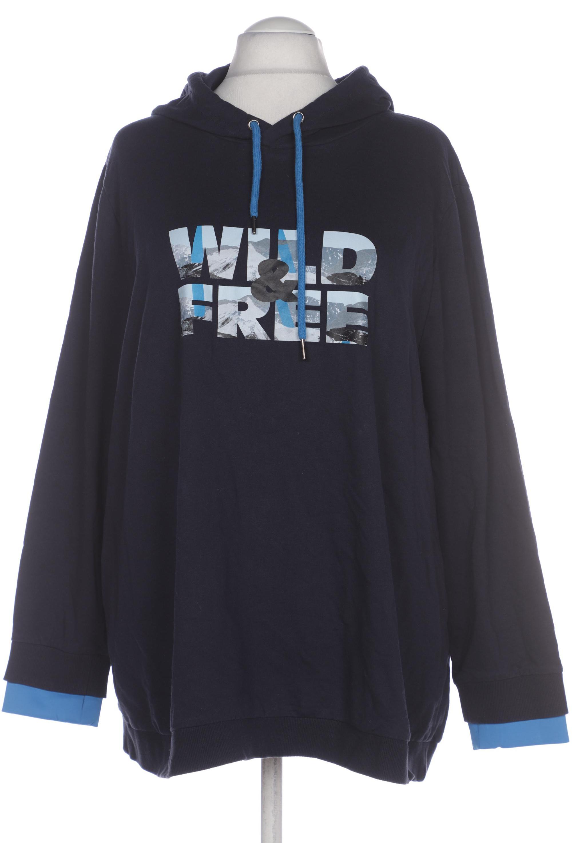 

Ulla Popken Damen Kapuzenpullover, marineblau, Gr. 54