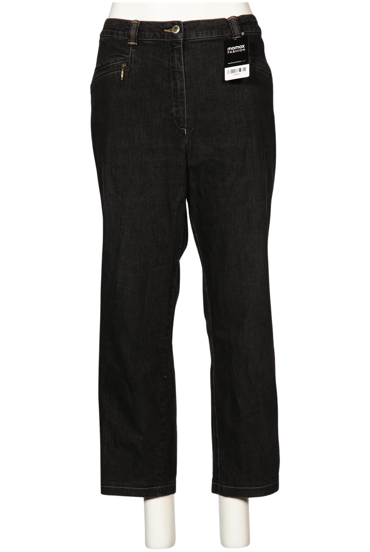 

Ulla Popken Damen Jeans, schwarz, Gr. 48