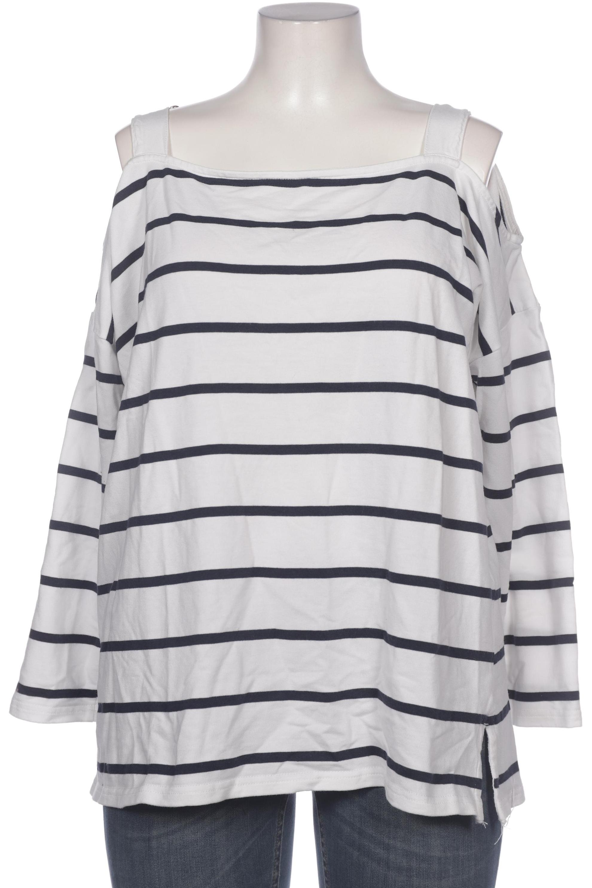 

Ulla Popken Damen Sweatshirt, weiß, Gr. 50