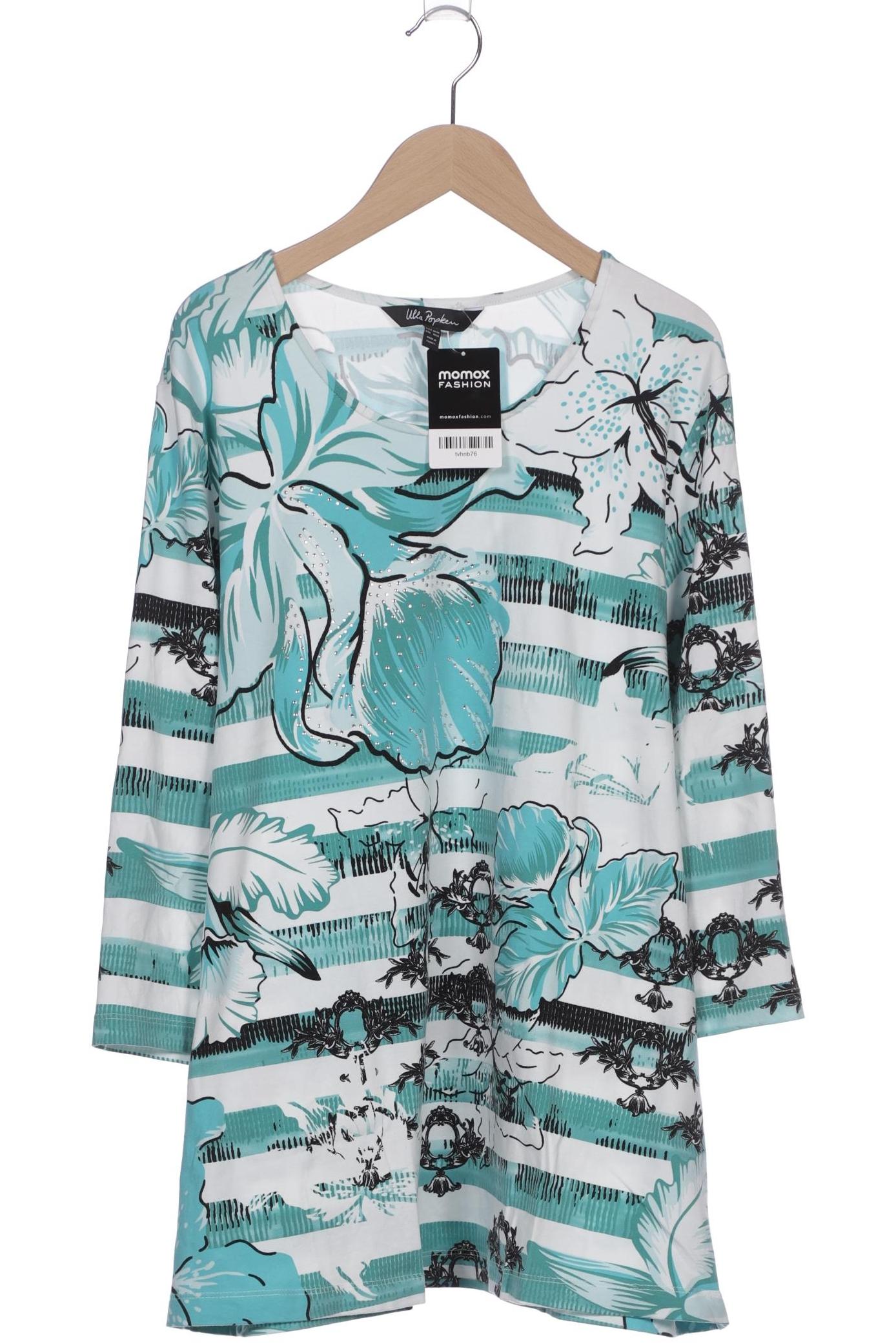 

Ulla Popken Damen Langarmshirt, blau, Gr. 46