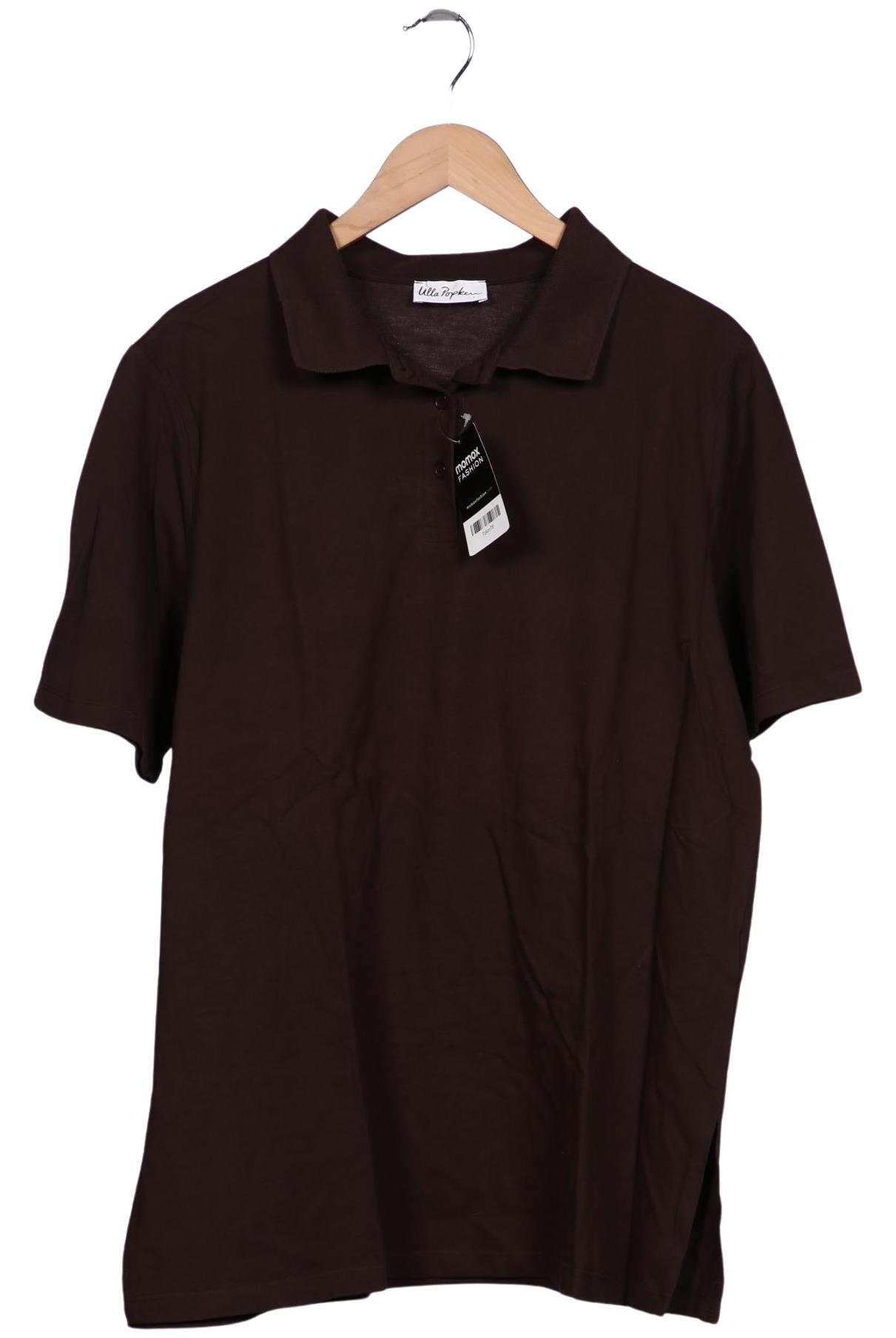 

Ulla Popken Damen Poloshirt, braun, Gr. 46