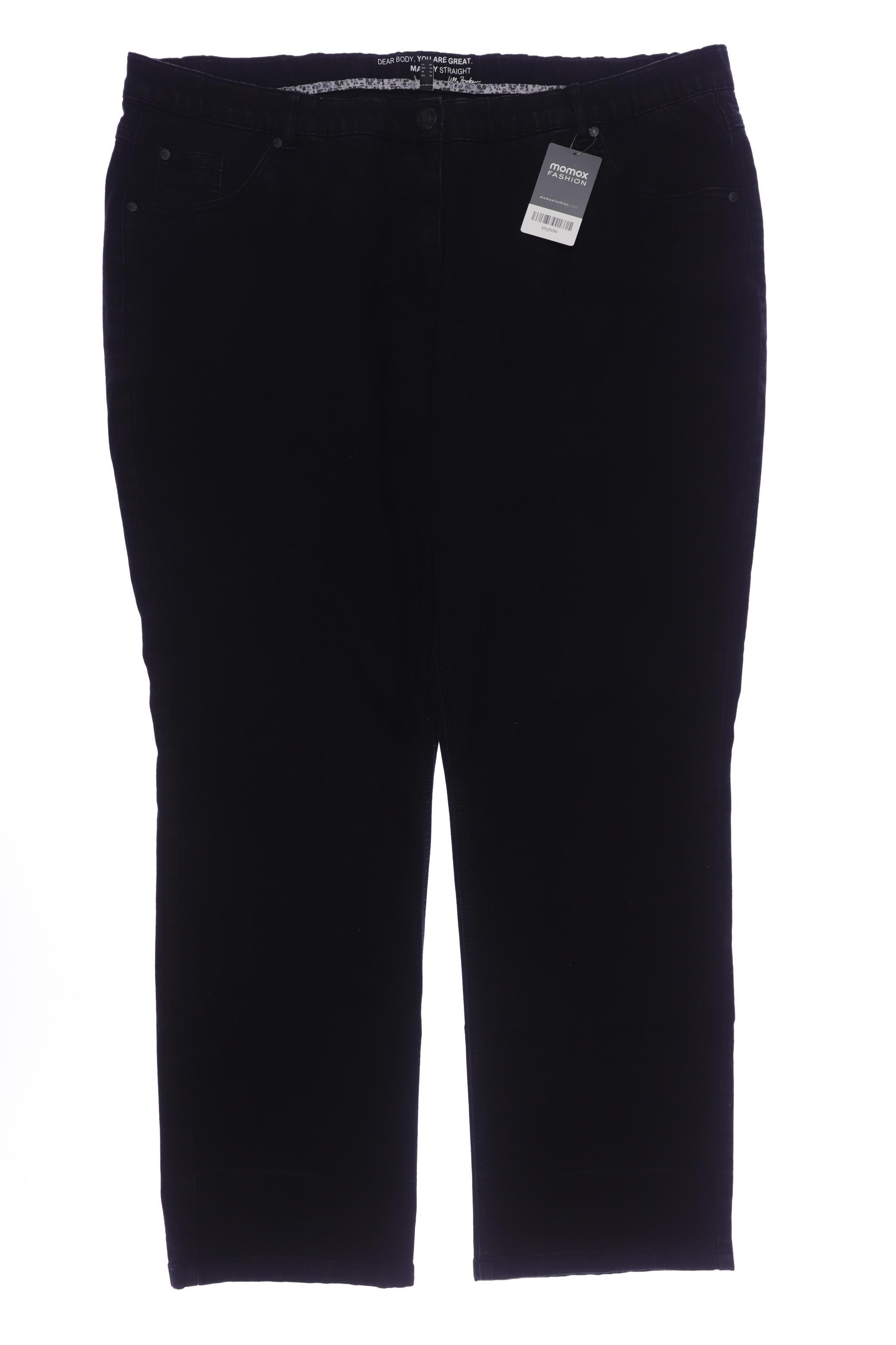 

Ulla Popken Damen Jeans, schwarz, Gr. 52