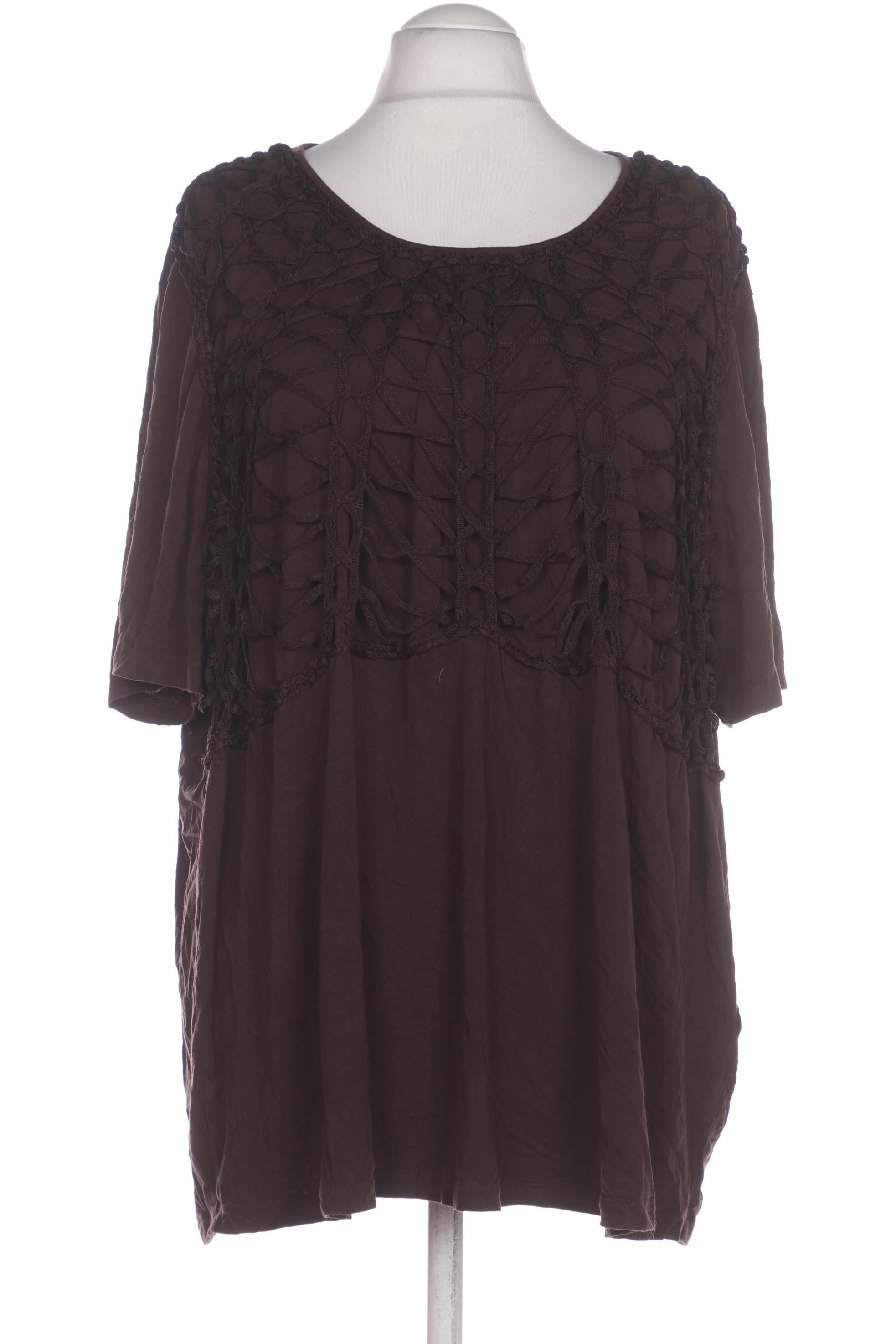 

Ulla Popken Damen T-Shirt, braun, Gr. 58