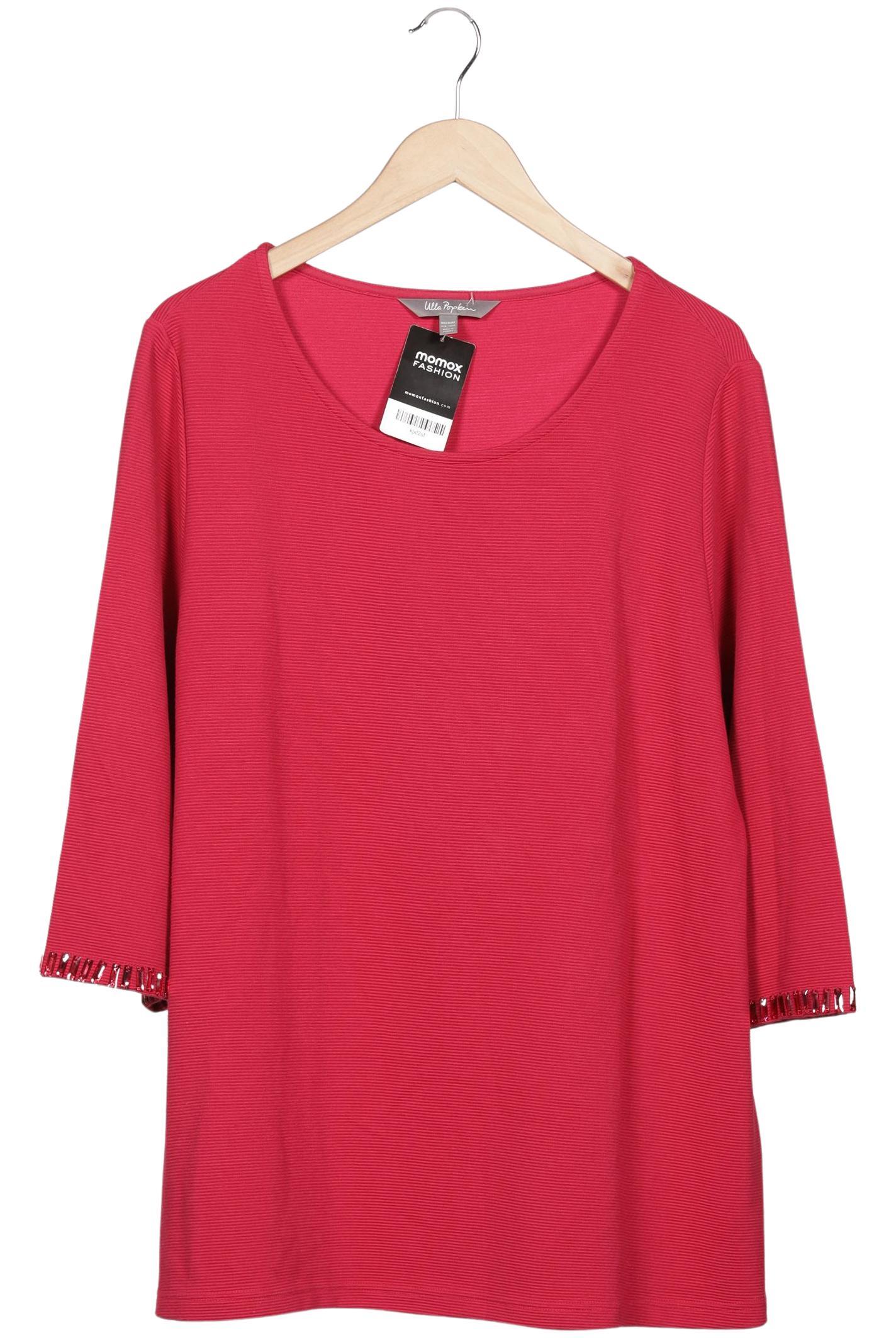 

Ulla Popken Damen Langarmshirt, rot, Gr. 46