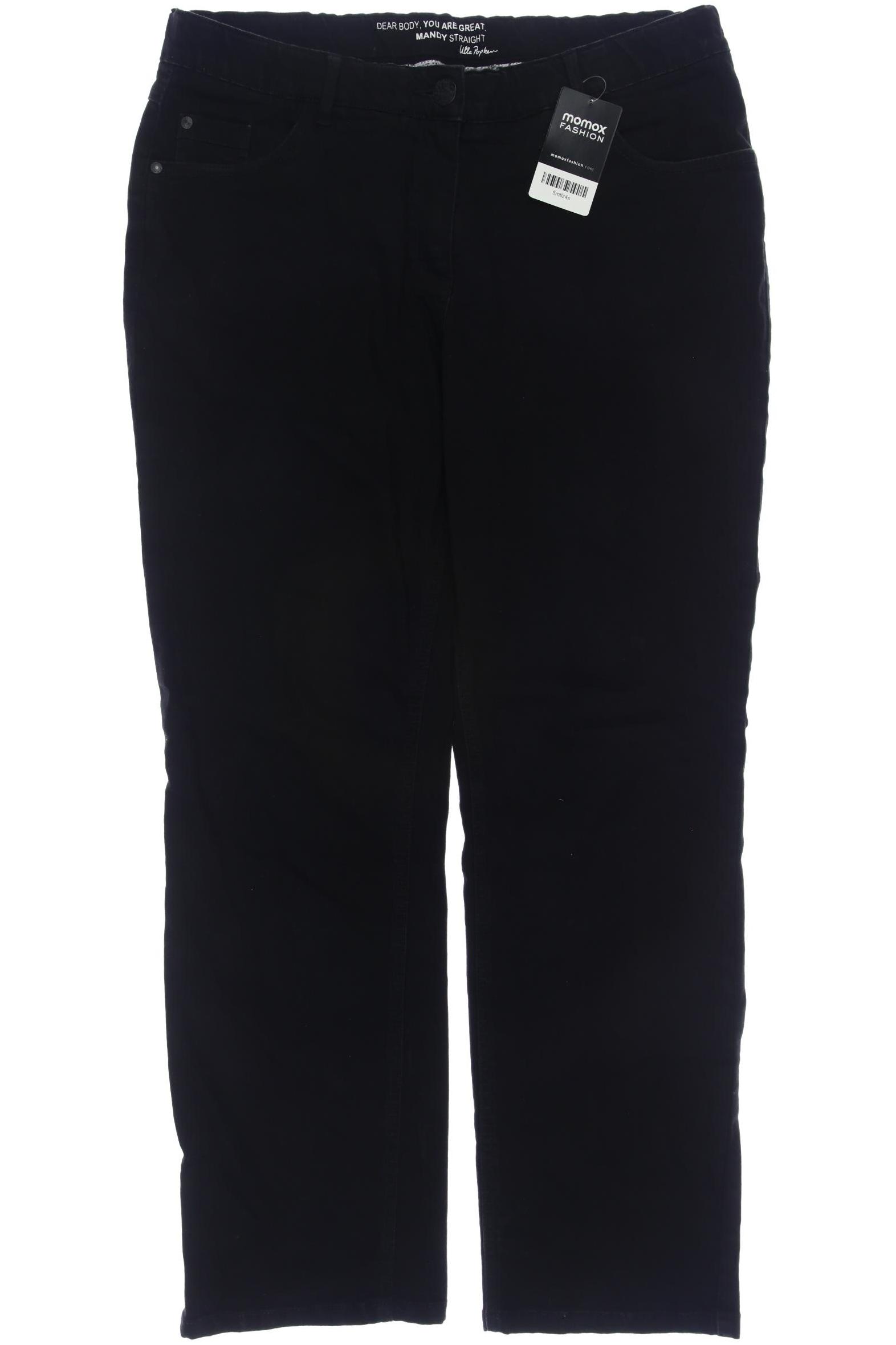 

Ulla Popken Damen Jeans, schwarz, Gr. 22