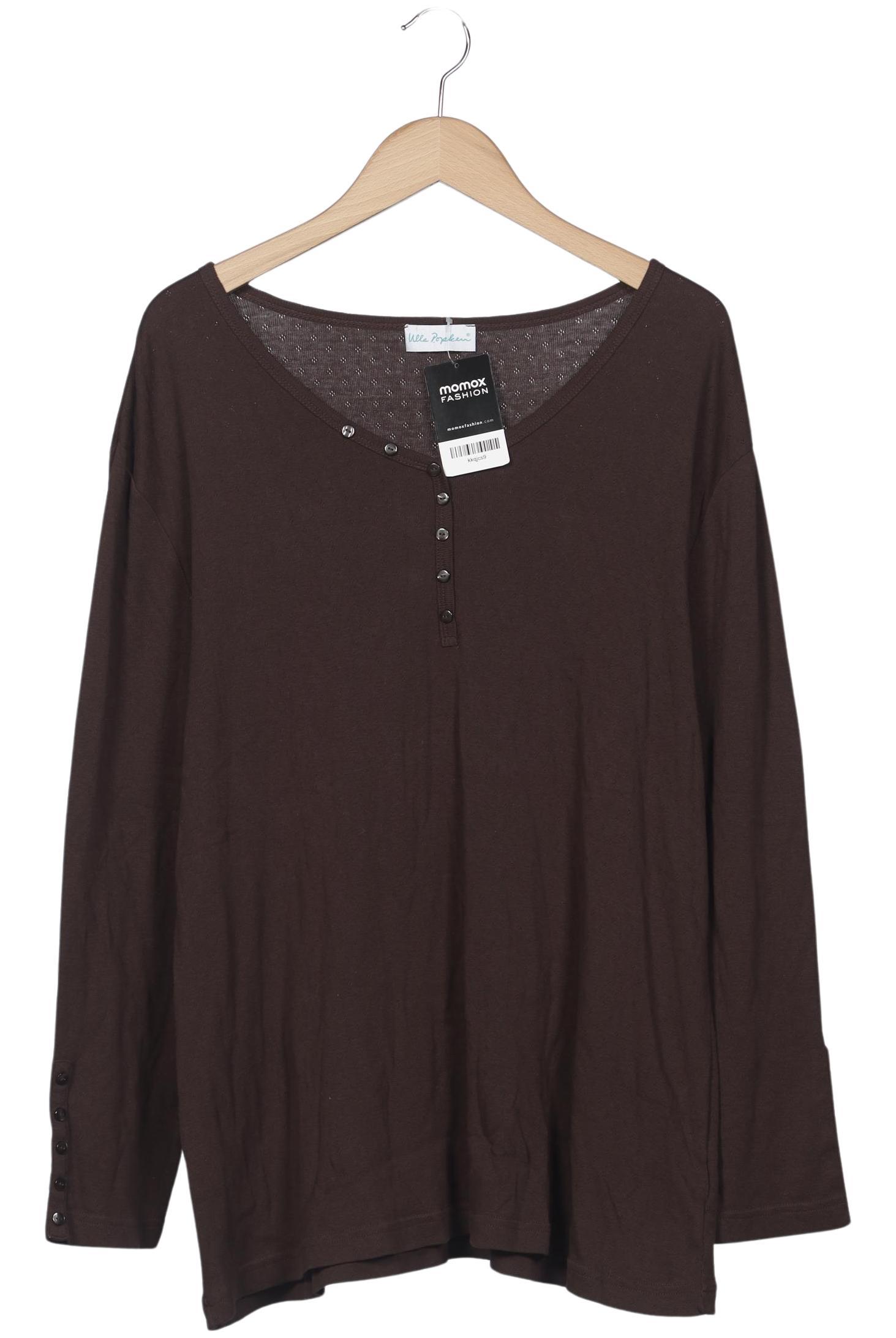 

Ulla Popken Damen Langarmshirt, braun, Gr. 50