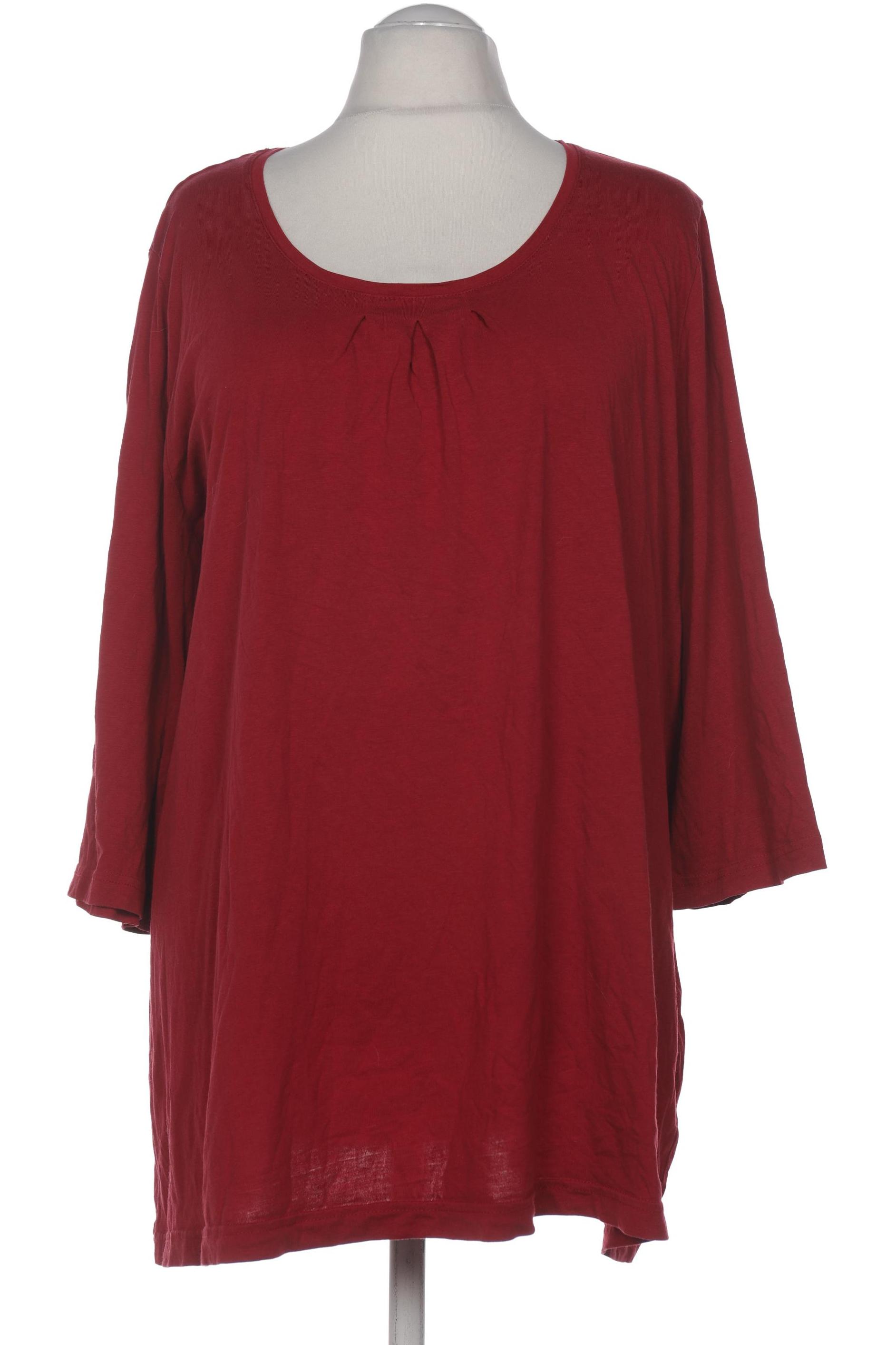 

Ulla Popken Damen Langarmshirt, rot, Gr. 54