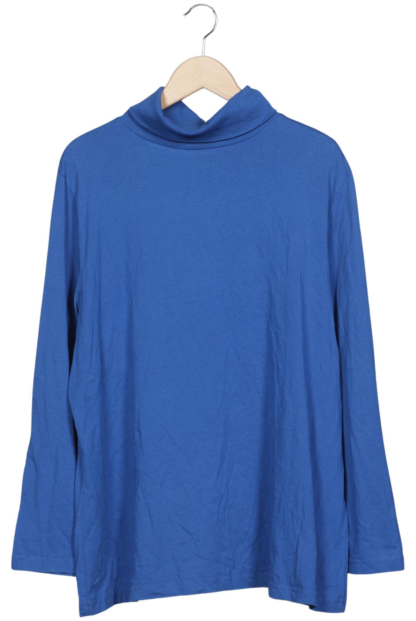 

Ulla Popken Damen Langarmshirt, blau, Gr. 50