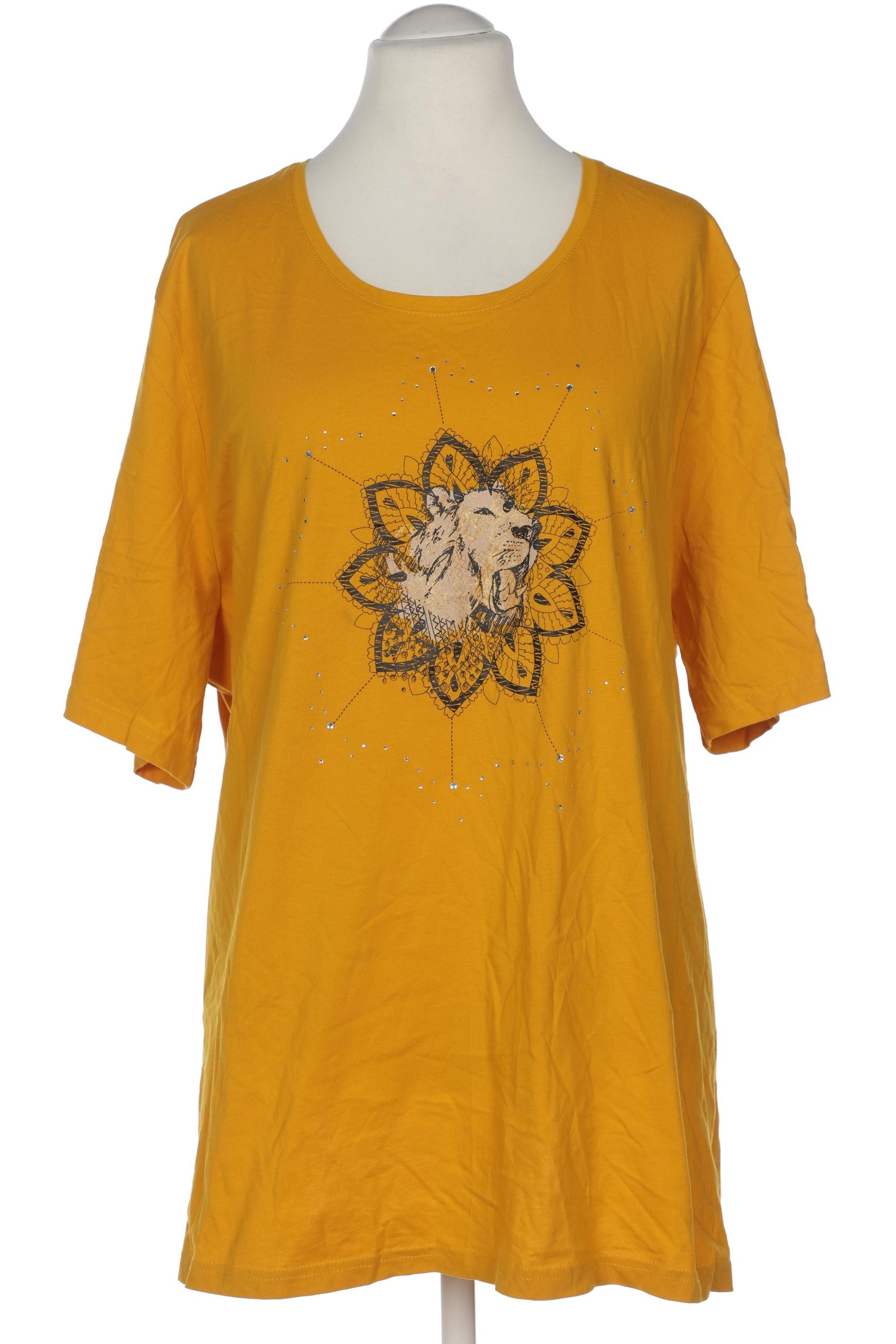 

Ulla Popken Damen T-Shirt, orange, Gr. 58