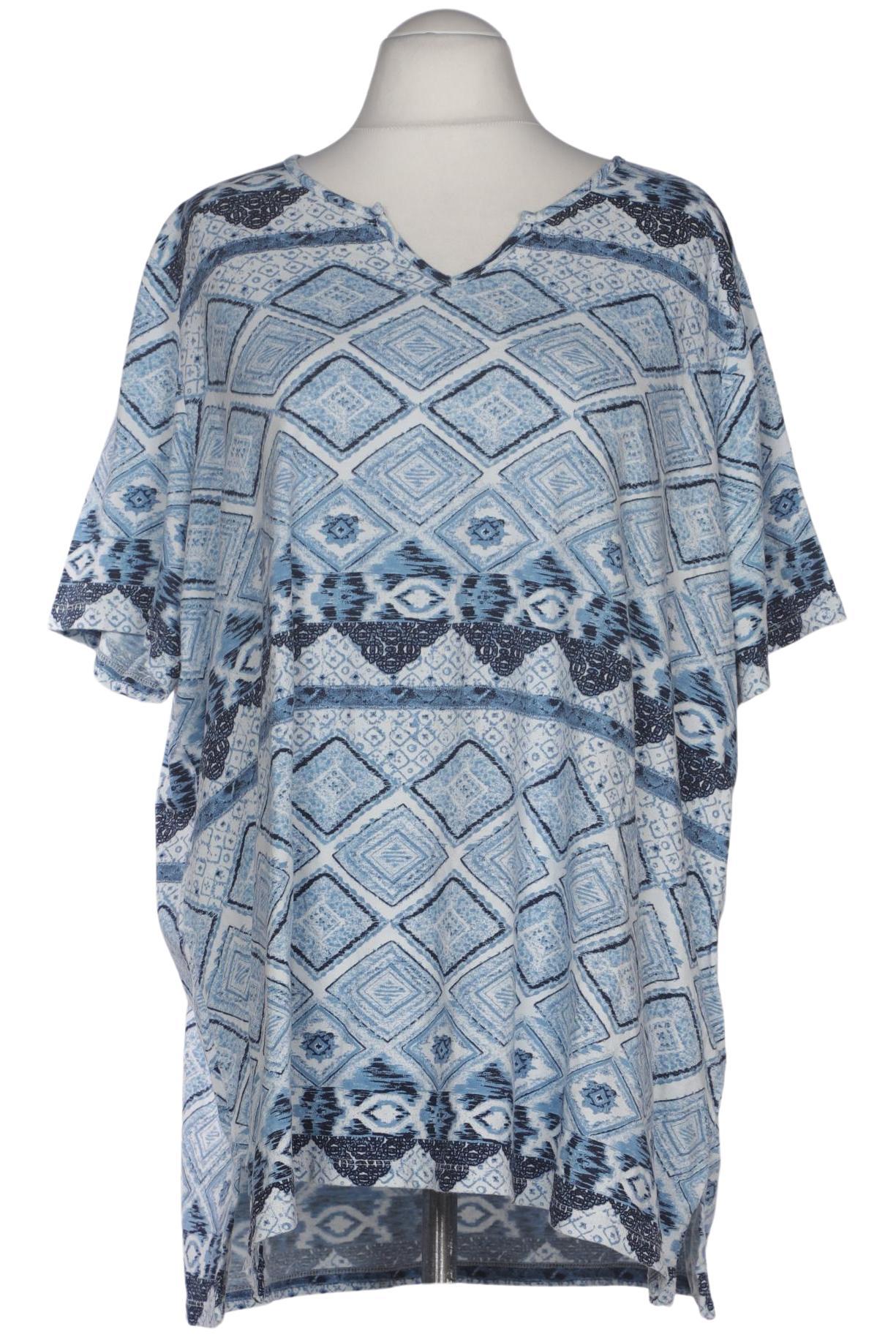 

Ulla Popken Damen T-Shirt, blau, Gr. 54