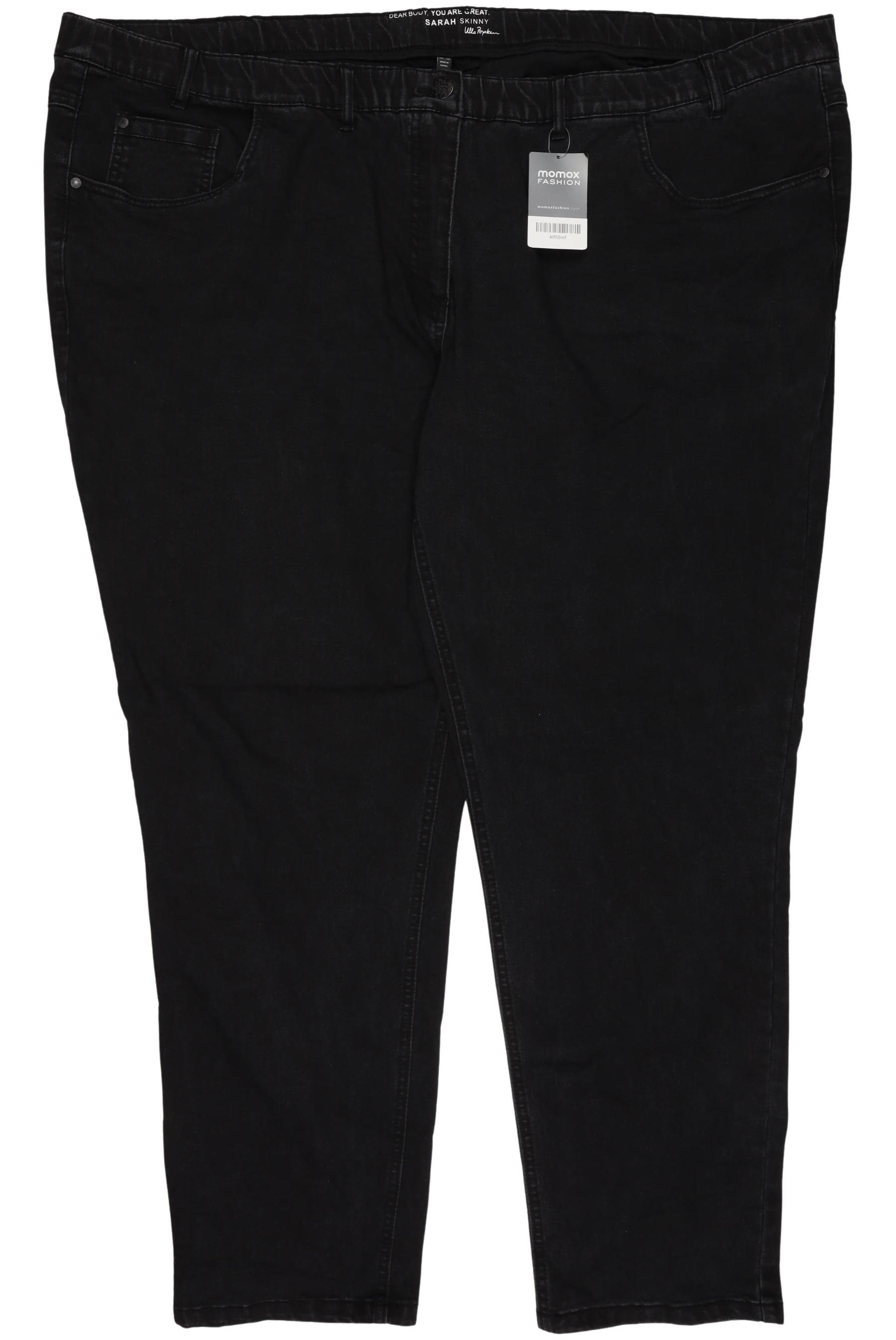 

Ulla Popken Damen Jeans, schwarz, Gr. 120