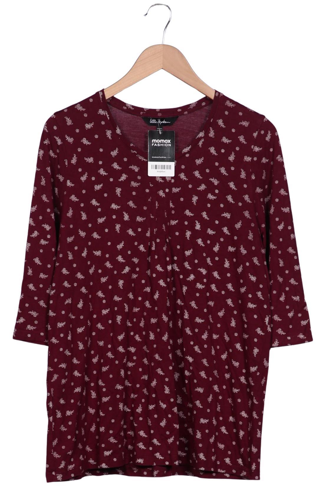 

Ulla Popken Damen Langarmshirt, bordeaux, Gr. 42