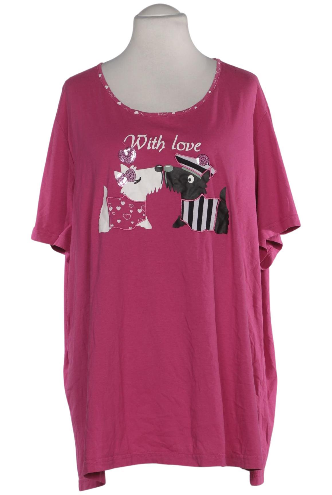 

Ulla Popken Damen T-Shirt, pink, Gr. 54