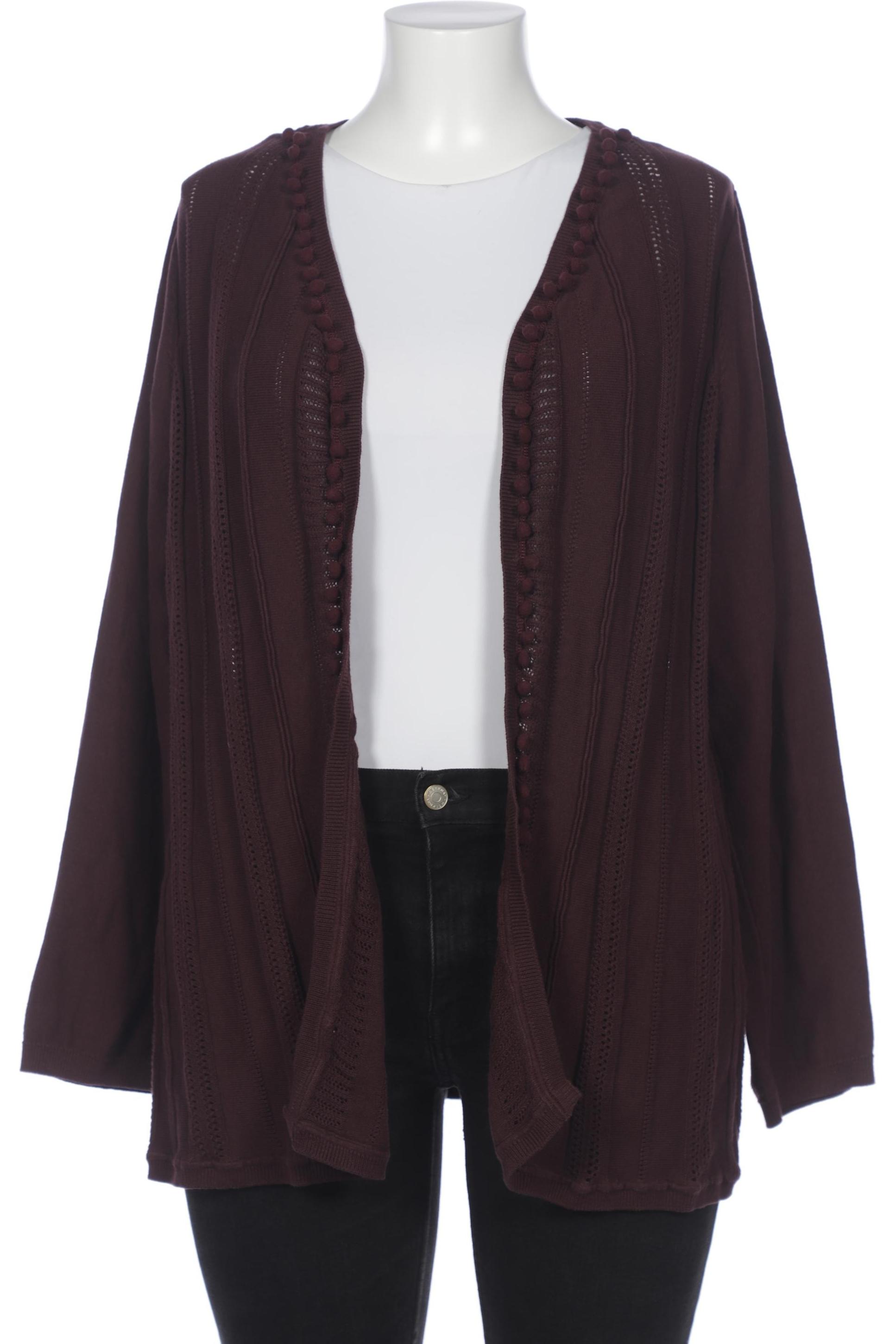 

Ulla Popken Damen Strickjacke, bordeaux, Gr. 46