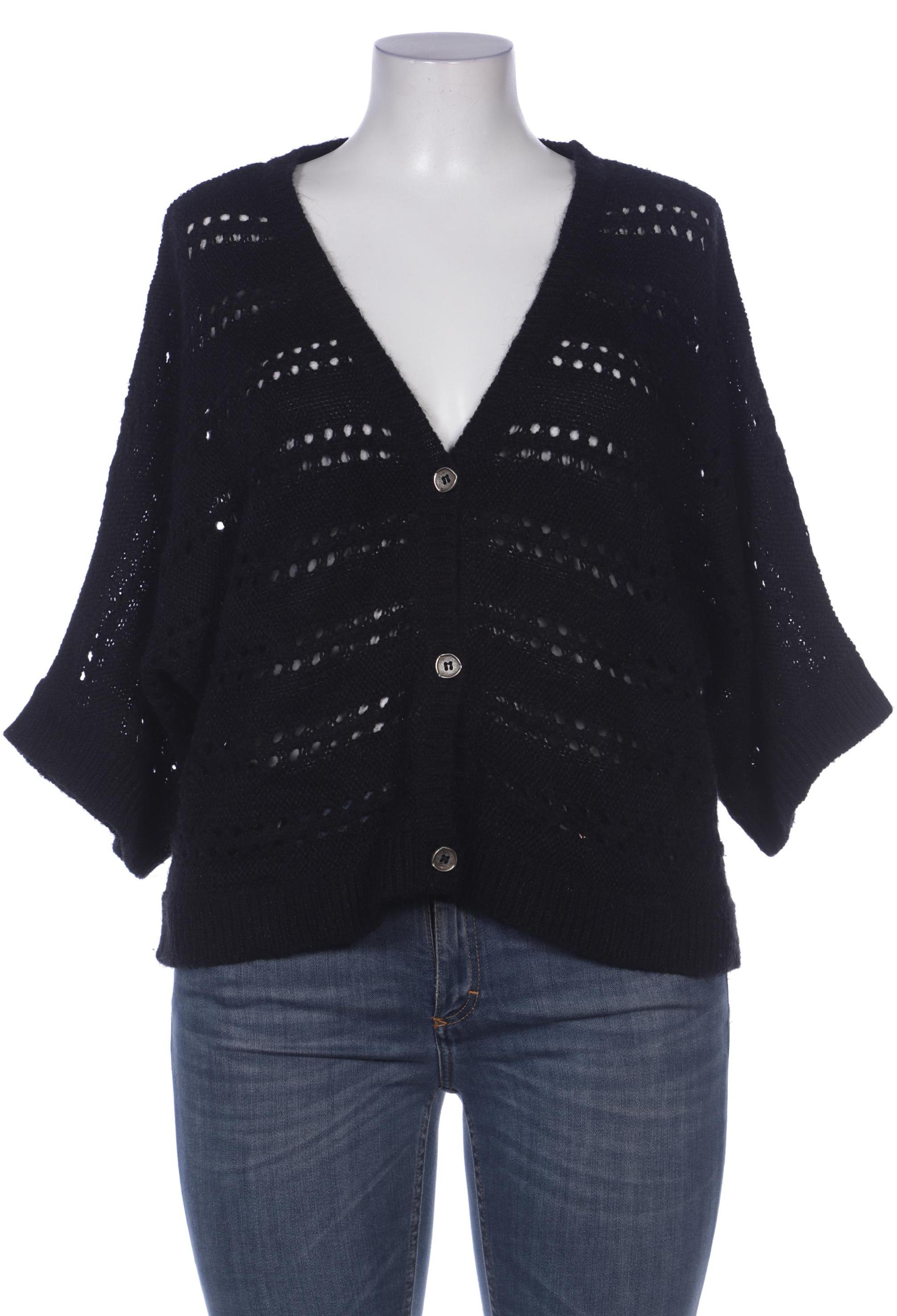 

Ulla Popken Damen Strickjacke, schwarz, Gr. 46