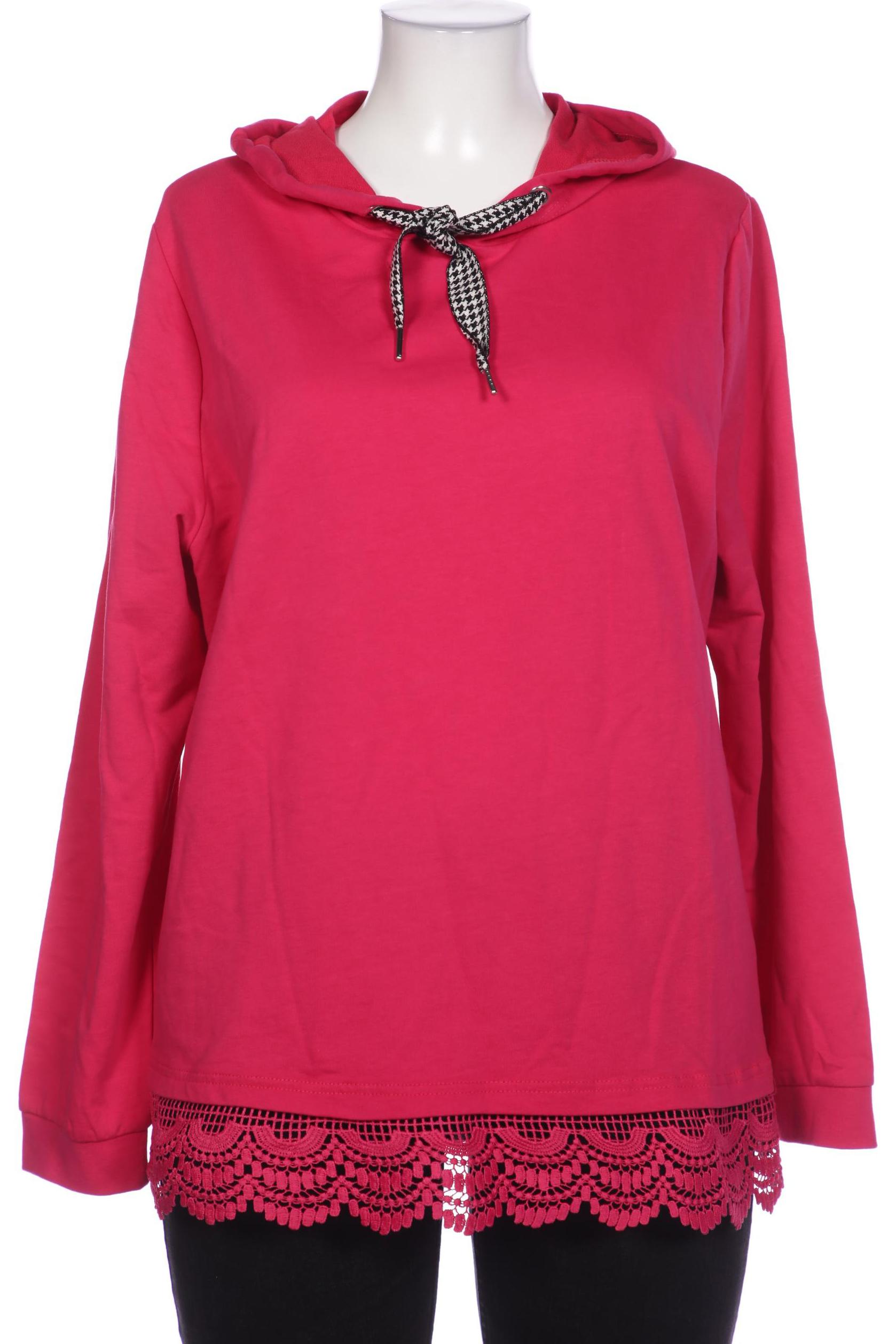

Ulla Popken Damen Kapuzenpullover, pink, Gr. 46