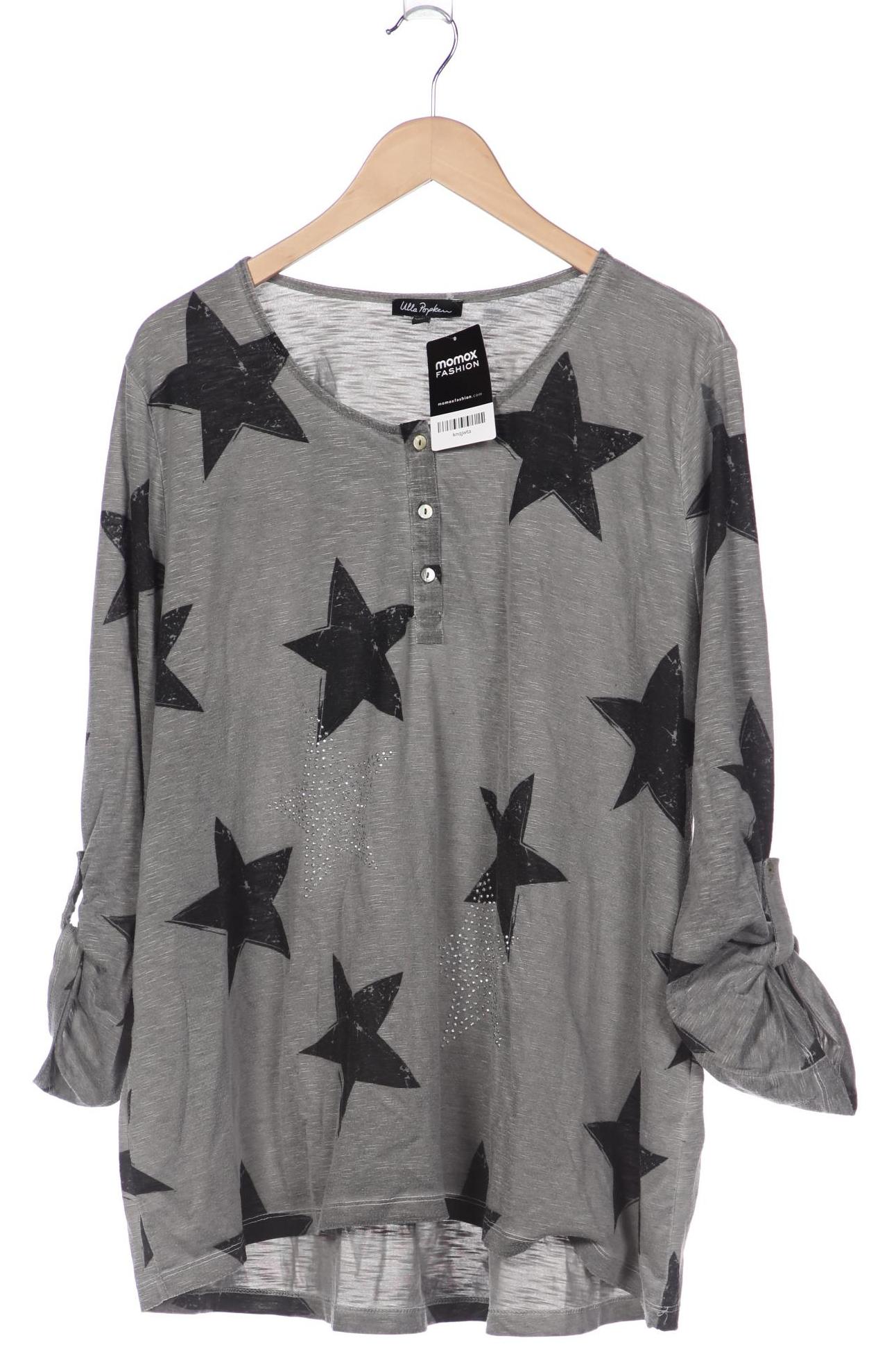 

Ulla Popken Damen Langarmshirt, grau