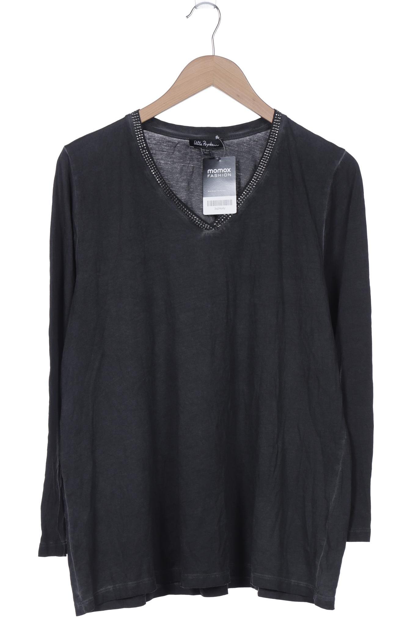 

Ulla Popken Damen Langarmshirt, grau, Gr. 46