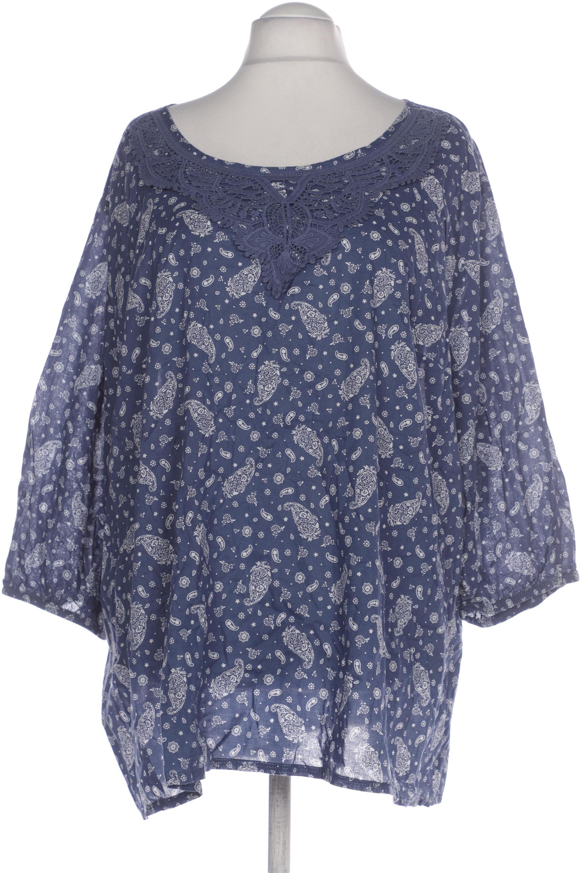 

Ulla Popken Damen Bluse, blau, Gr. 54