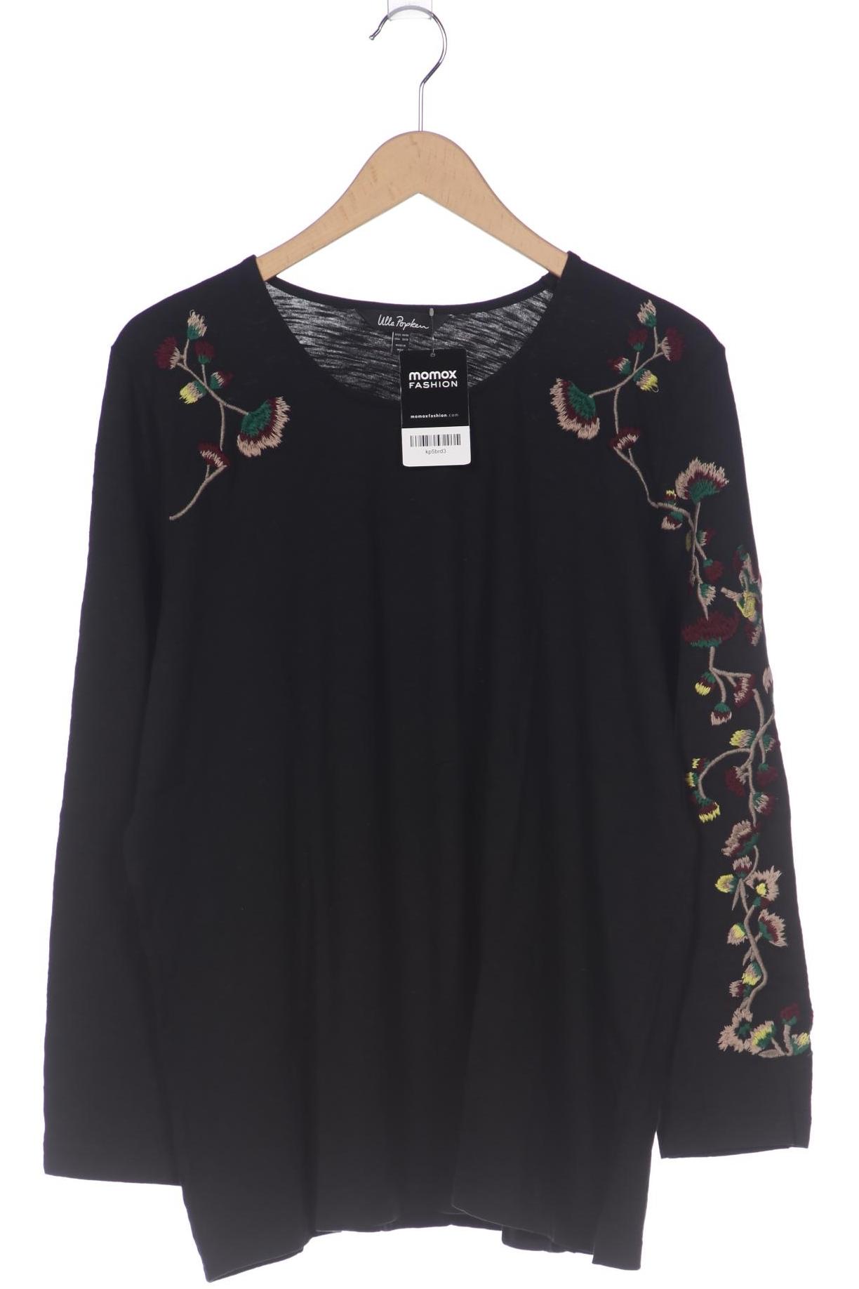 

Ulla Popken Damen Langarmshirt, schwarz, Gr. 46