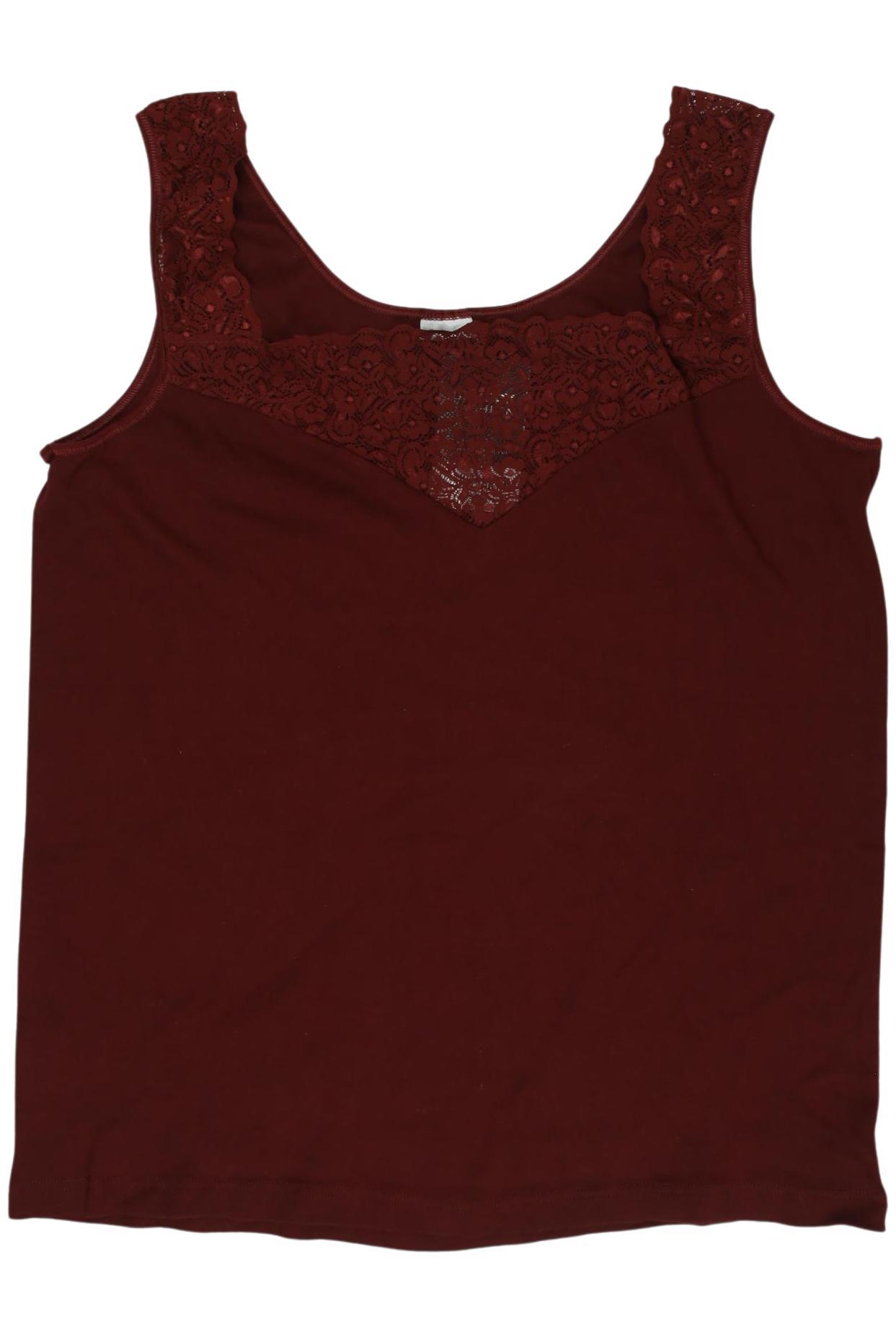 

Ulla Popken Damen Top, bordeaux, Gr. 58